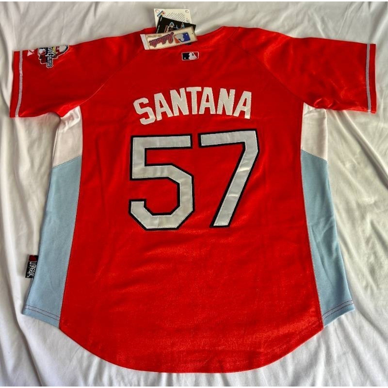 Johan Santana 2009 MLB All Star Game Jersey XL Majestic NWT Authentic
