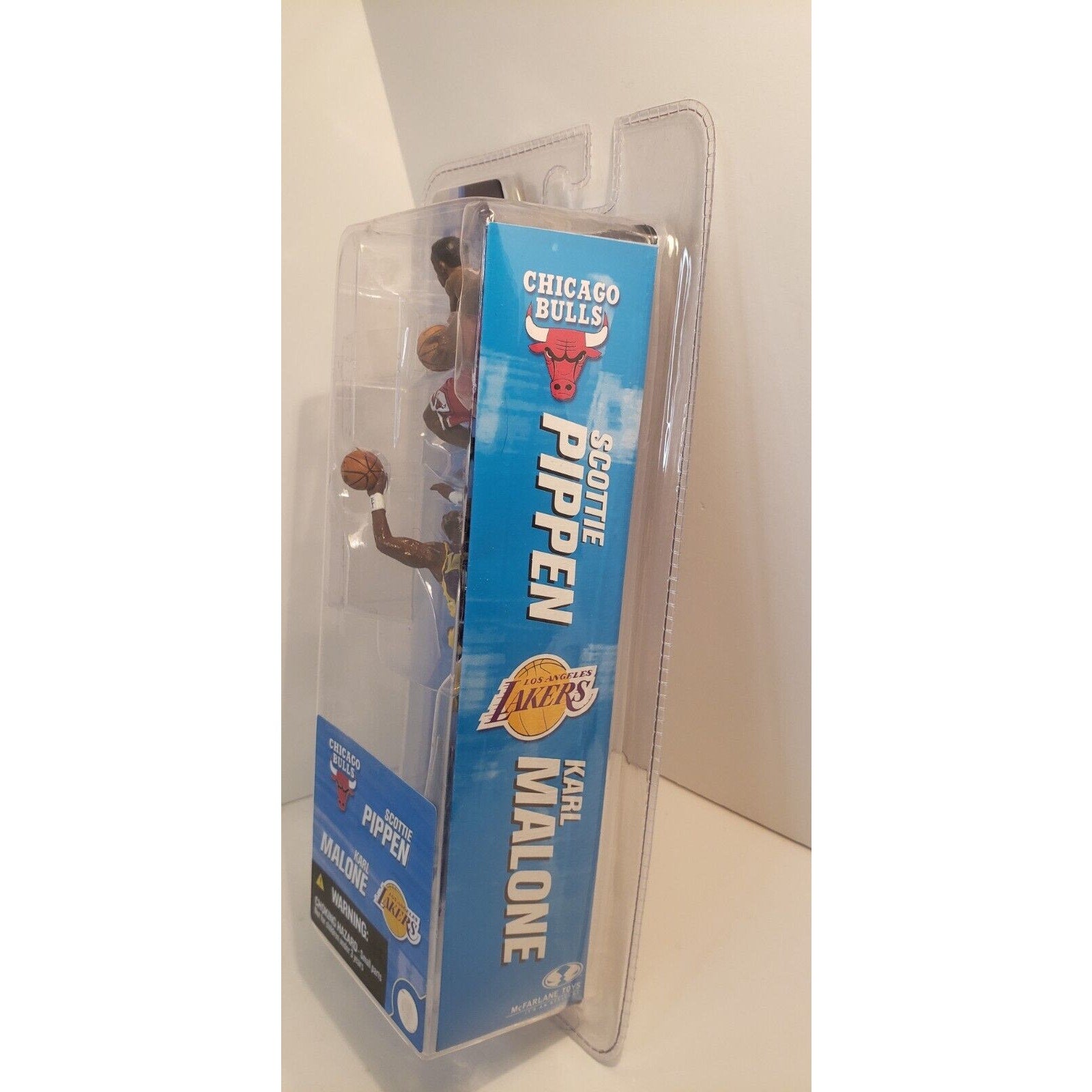 Scottie Pippen Karl Malone Bulls & Lakers 3" McFarlane 2-pack NEW