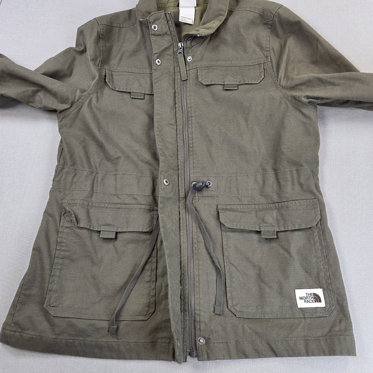 The North Face Urban Utility Field Jacket Womens M Green Plaid Lined F19