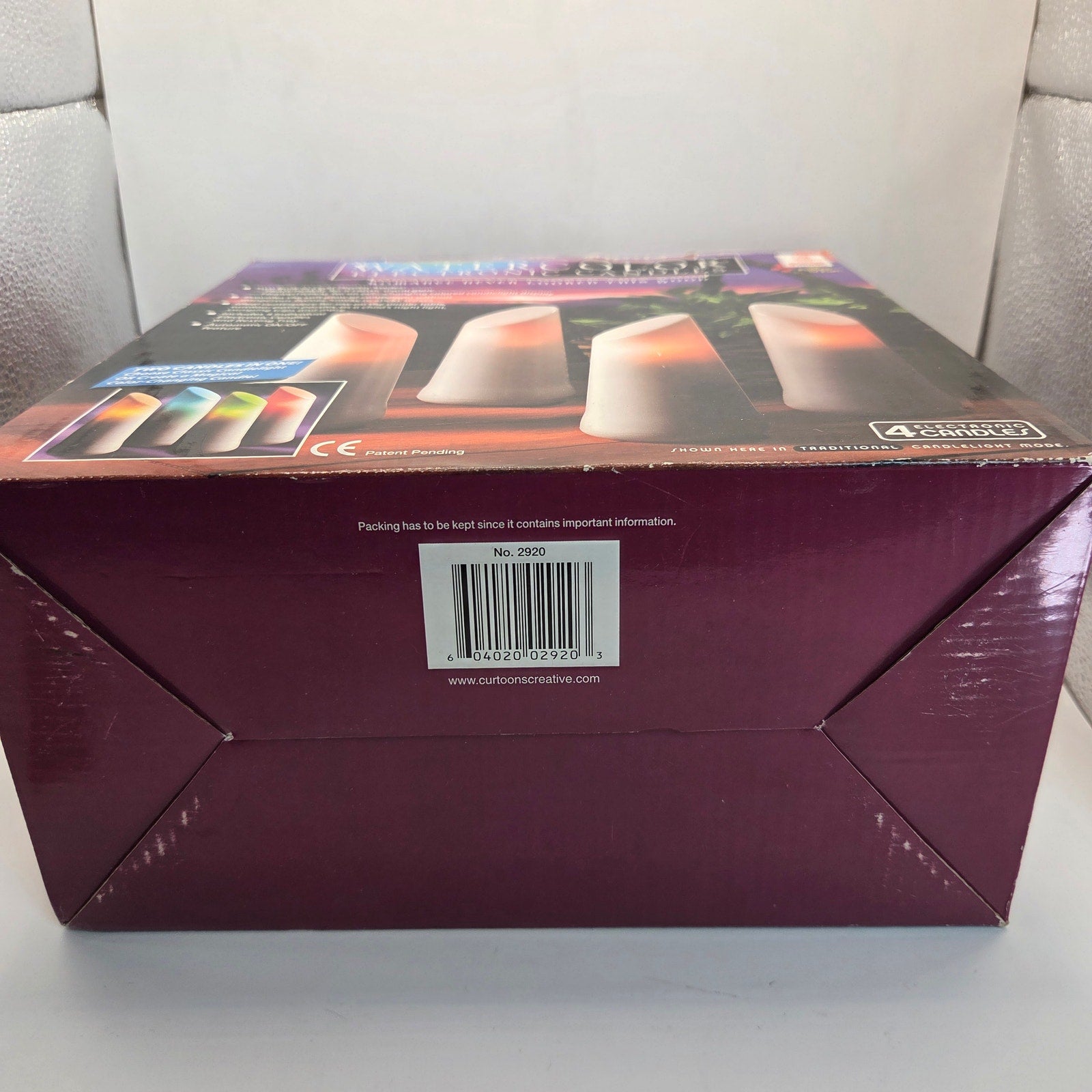 Watercolor Electronic Candles 4-Piece Set Color-Changing LED No Flame