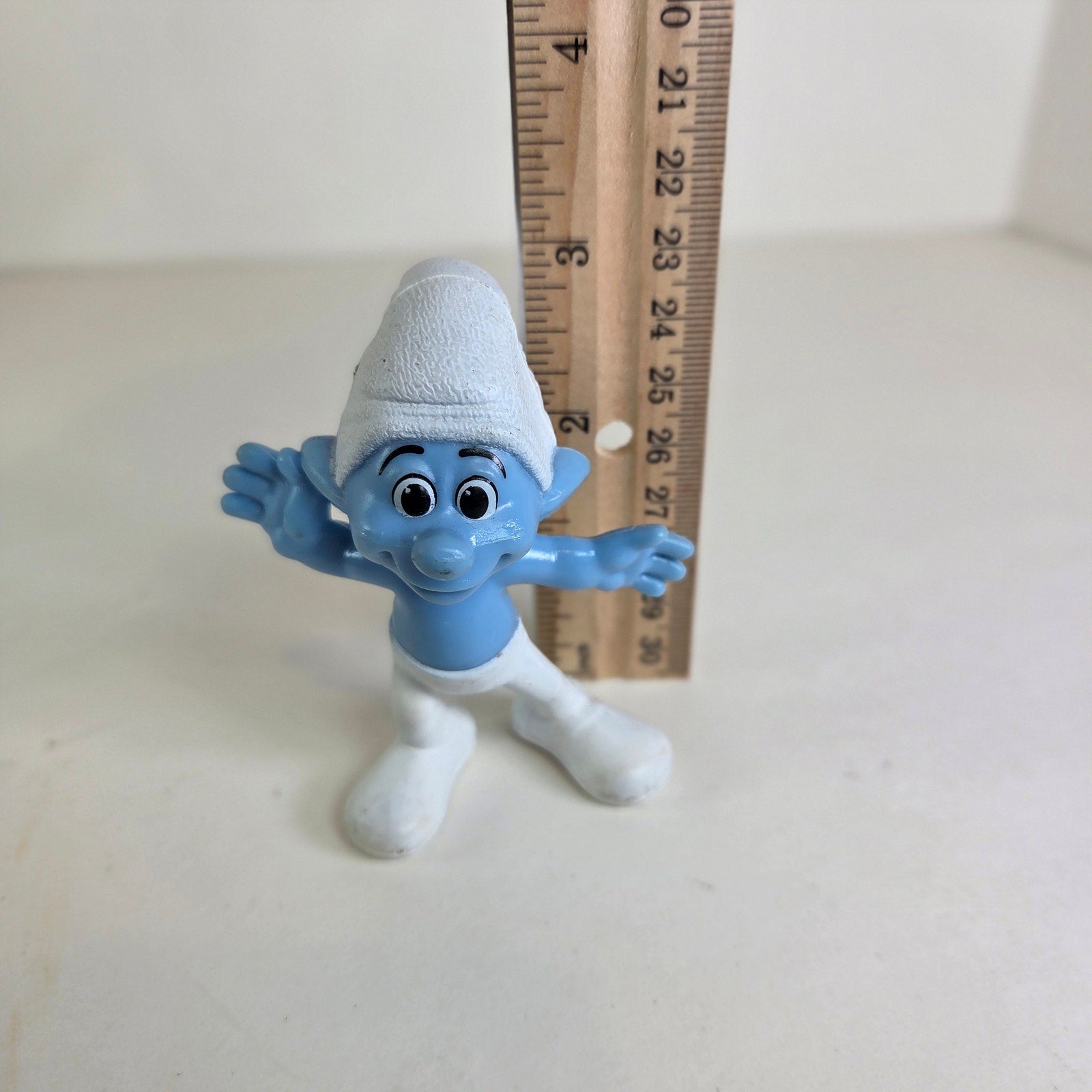 Smurfs PVC Figure – 2015 McDonald’s Happy Meal Toy, Blue & White, 3.5" Tall