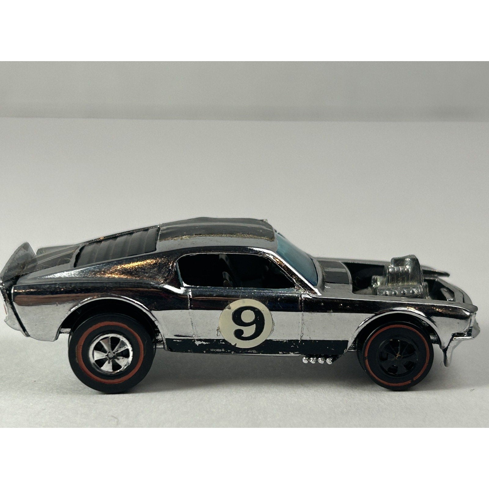 Vintage Hot Wheels Mustang Boss Hoss Redline Diecast Car 1969 Hong Kong