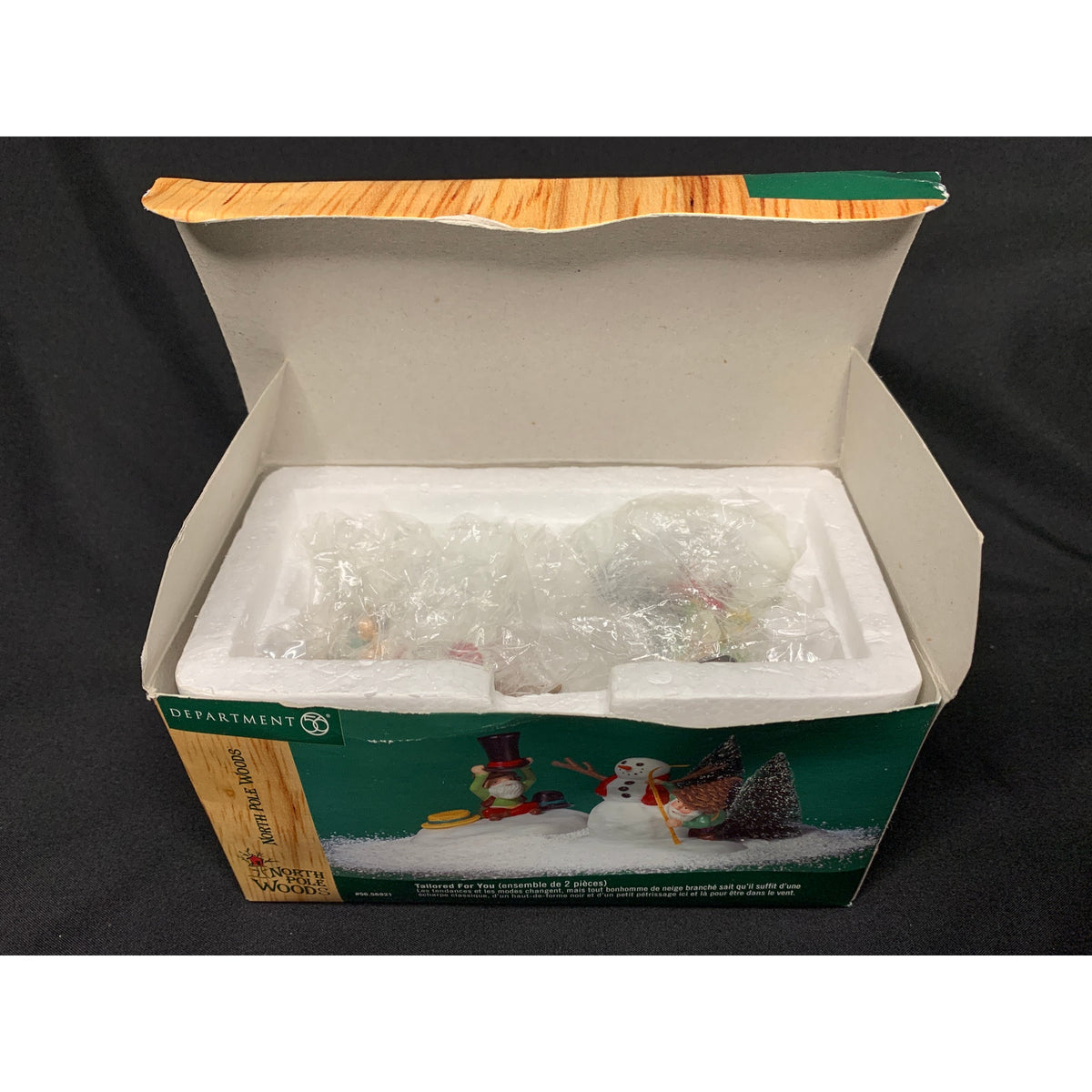 Dept 56 Tailored For You 56921 North Pole Woods Set of 2 Retired 2000