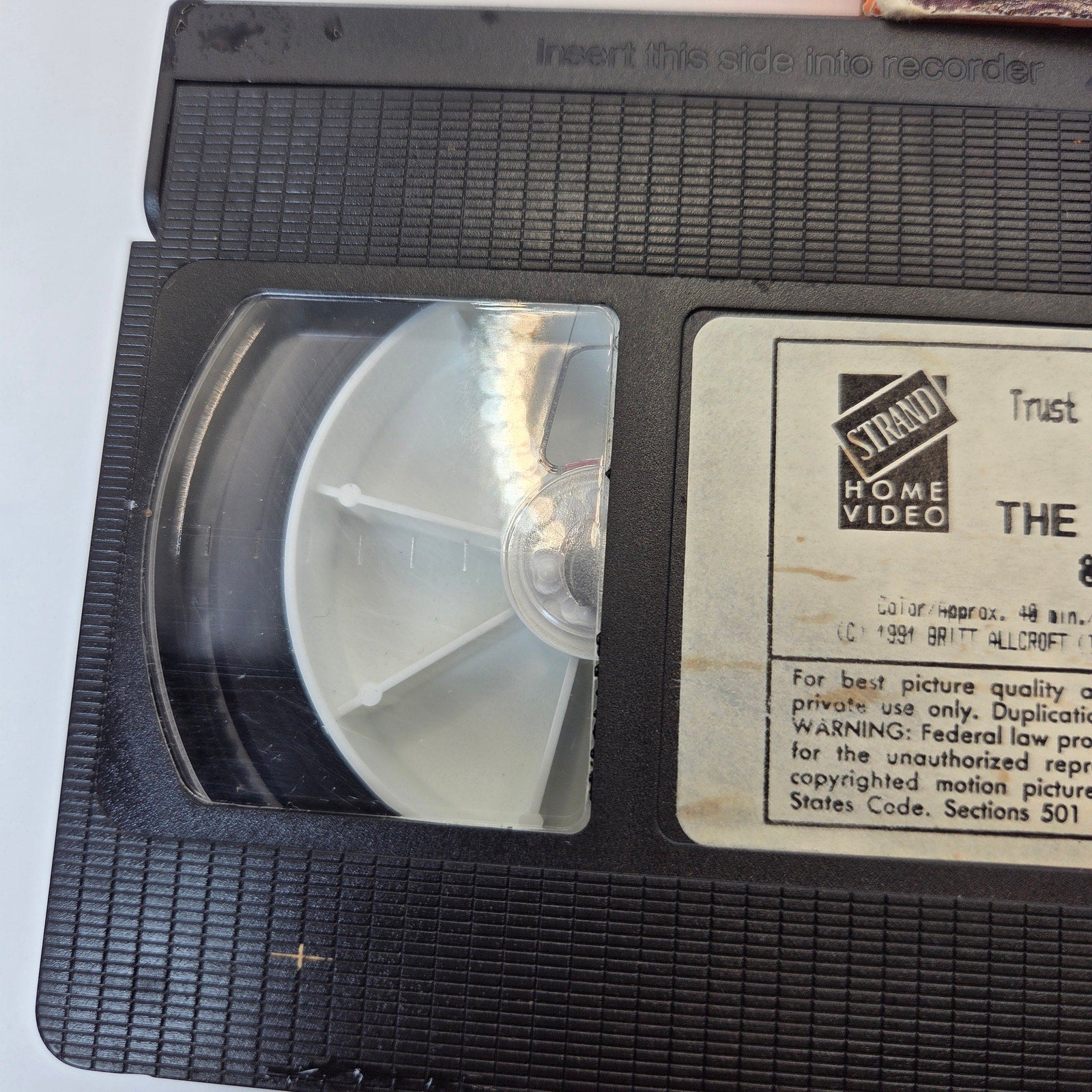 Thomas The Tank Engine Trust Thomas & Other Stories VHS 1991 George Carlin