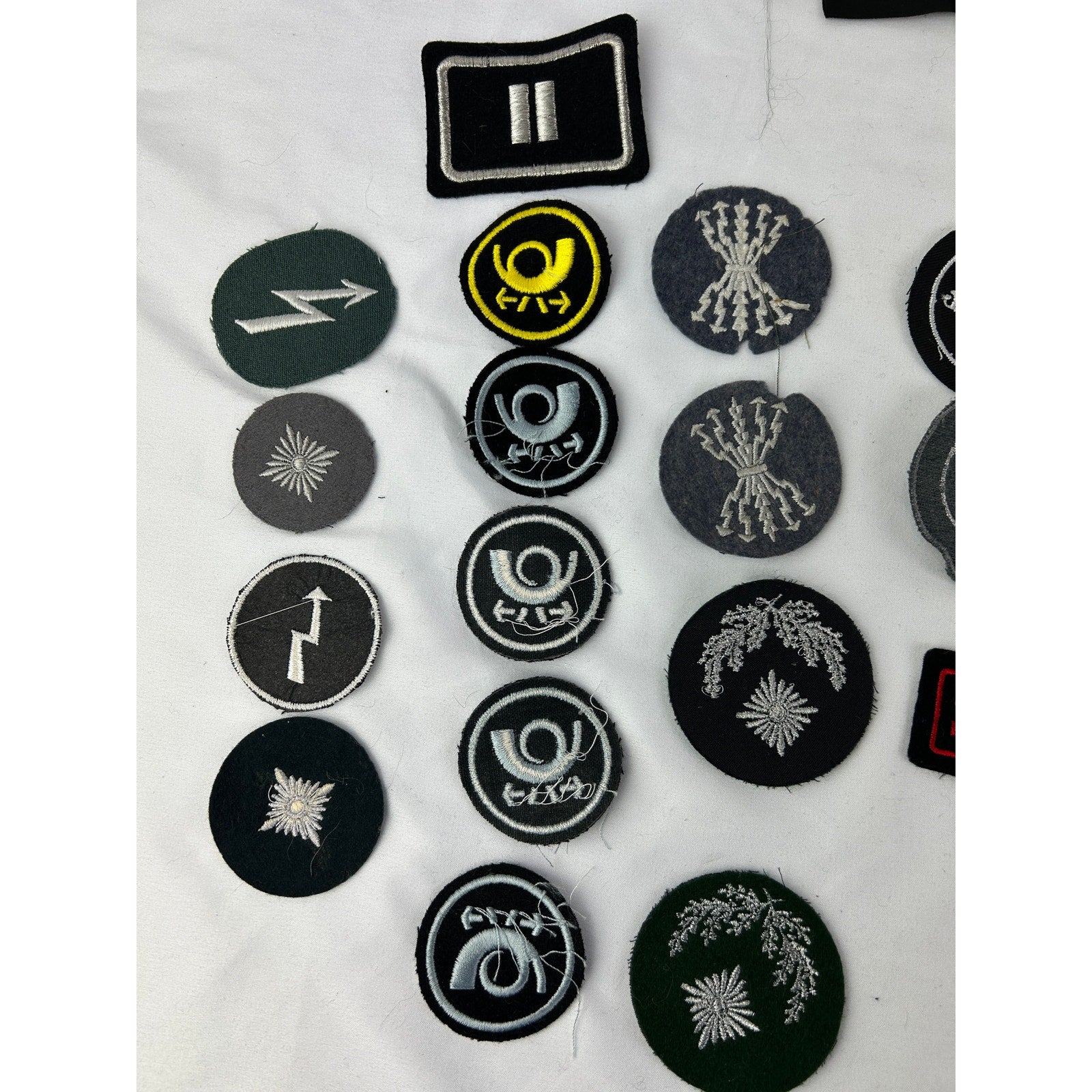Vintage German Military Patch Lot Bundeswehr Navy DB Insignia 58pc