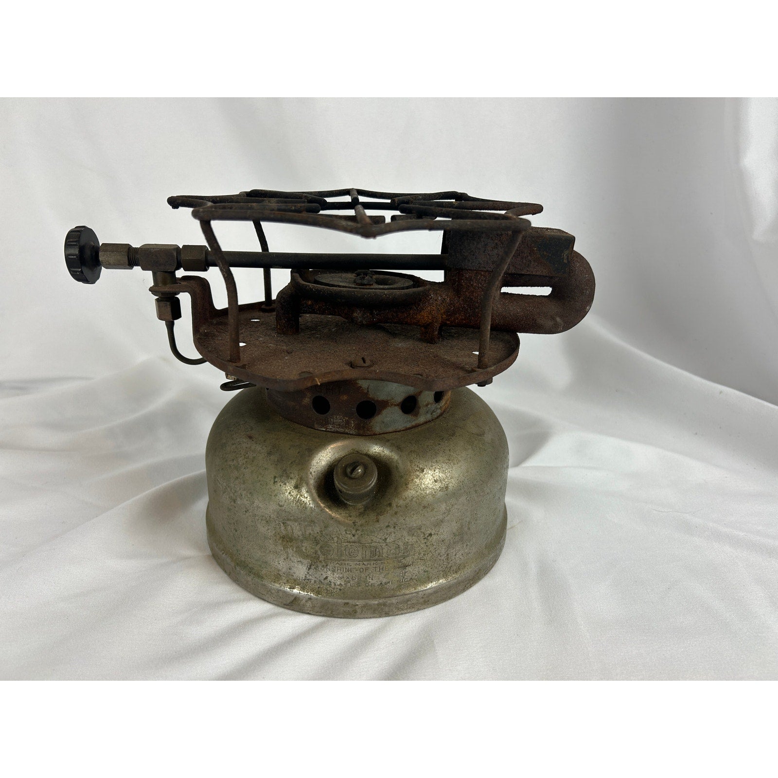 Vintage Coleman Model 47 Single Burner Camp Stove Hot Plate USA