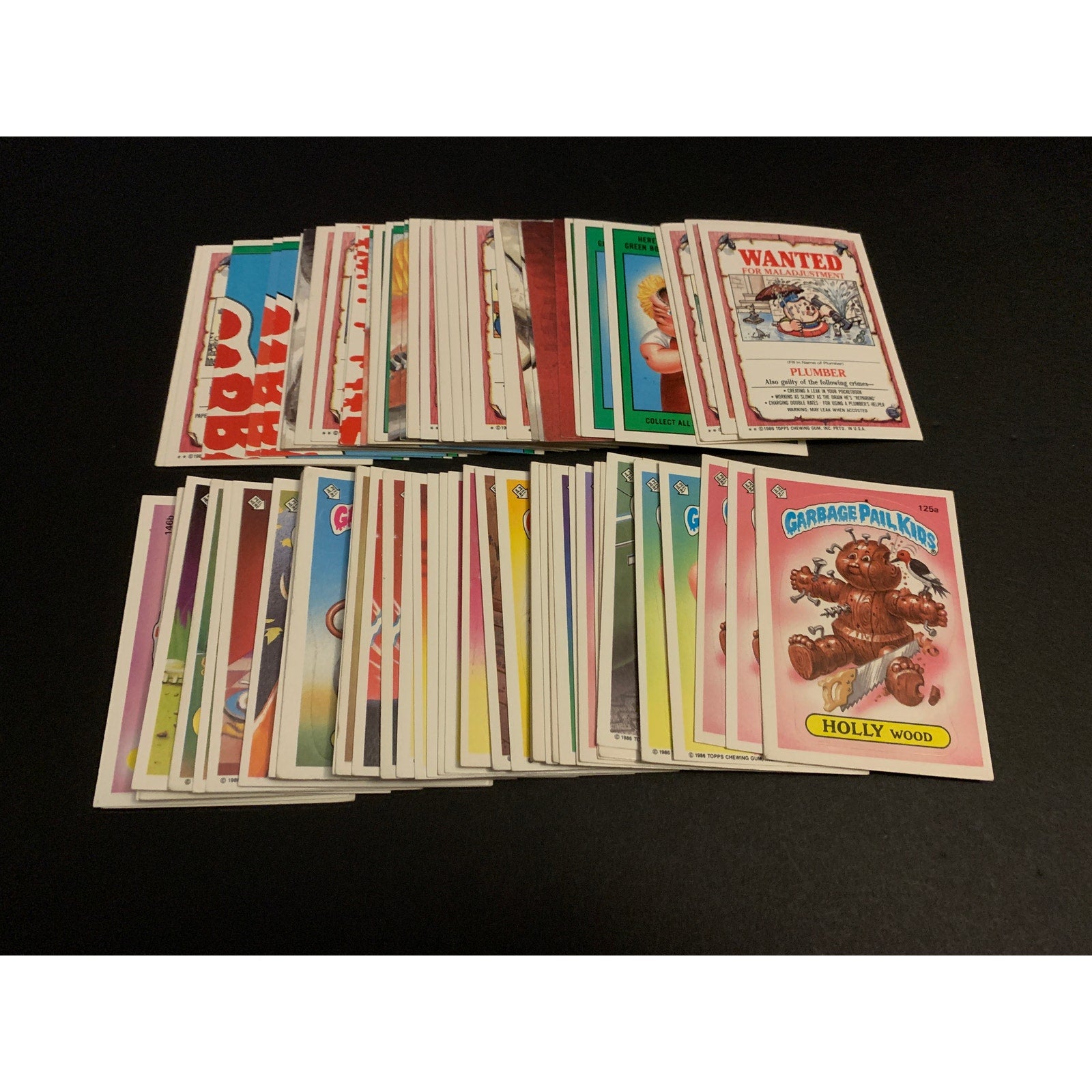 1986 Topps Garbage Pail Kids Series 4 Complete Set w/ Reese Pieces Crystal Gale
