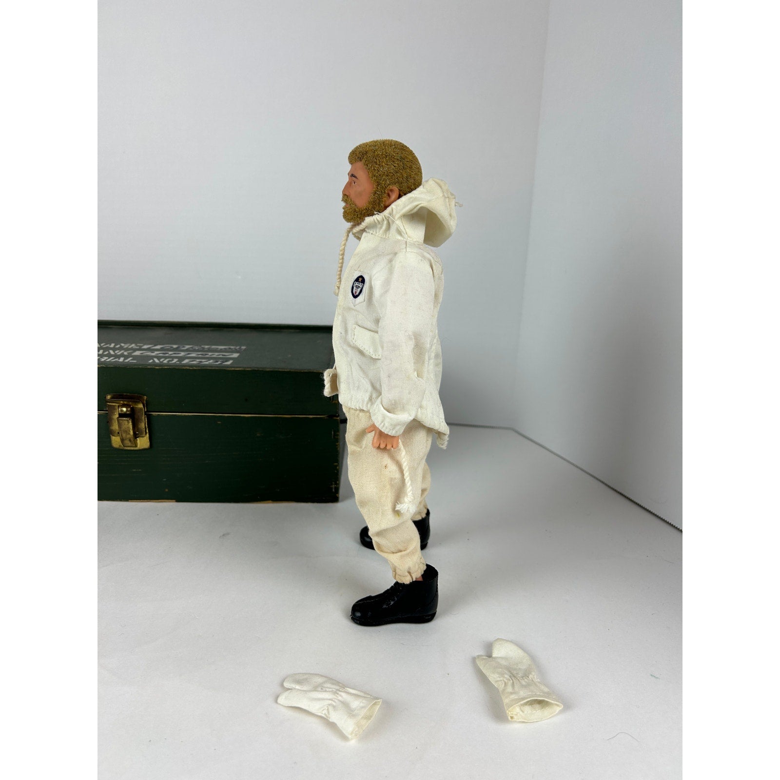 G.I. Joe 1970s Flocked Hair Ski Patrol Complete Set with Footlocker Lot