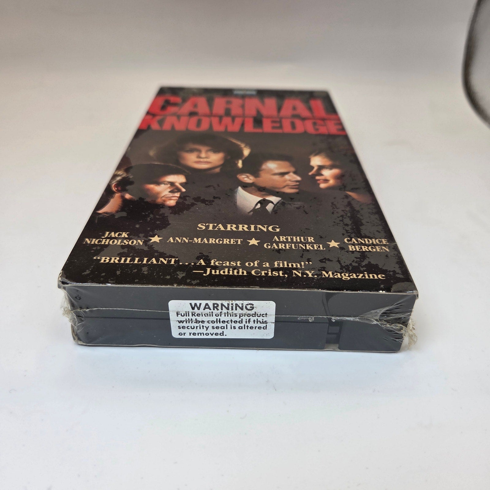 Carnal Knowledge VHS 1985 Sealed Jack Nicholson Ann-Margret Nelson Video