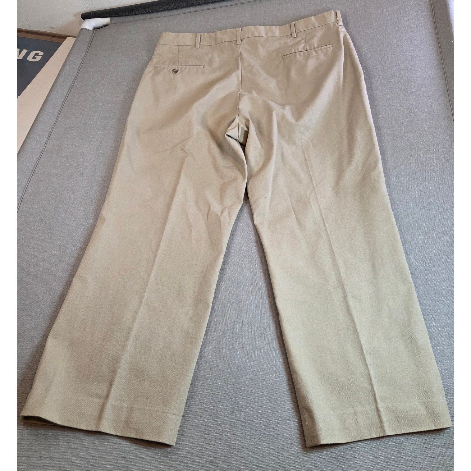 Knightsbridge Menswear Slacks Men’s 37x26 Khaki USA Cotton Blend 38x30