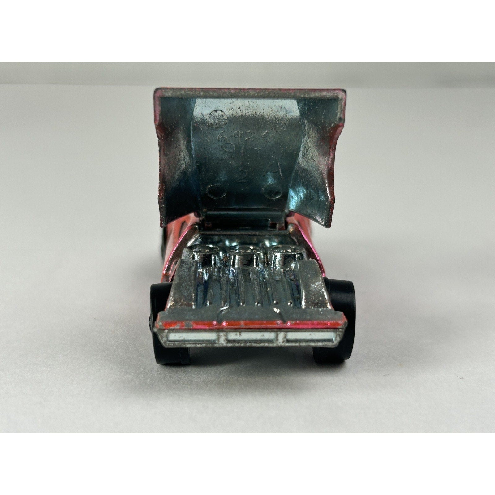 Vintage Hot Wheels Tri-Baby Redline Diecast Car 1970 Mattel USA Engine Hood Open