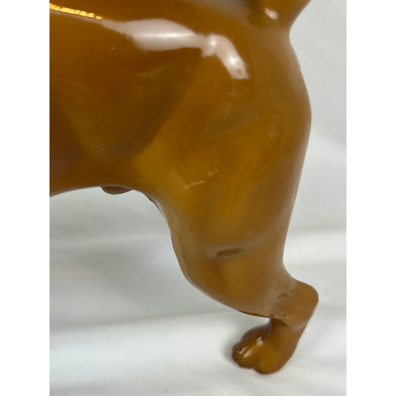 Vintage Boxer Dog Figurine 8" Mid Century Breyer Style