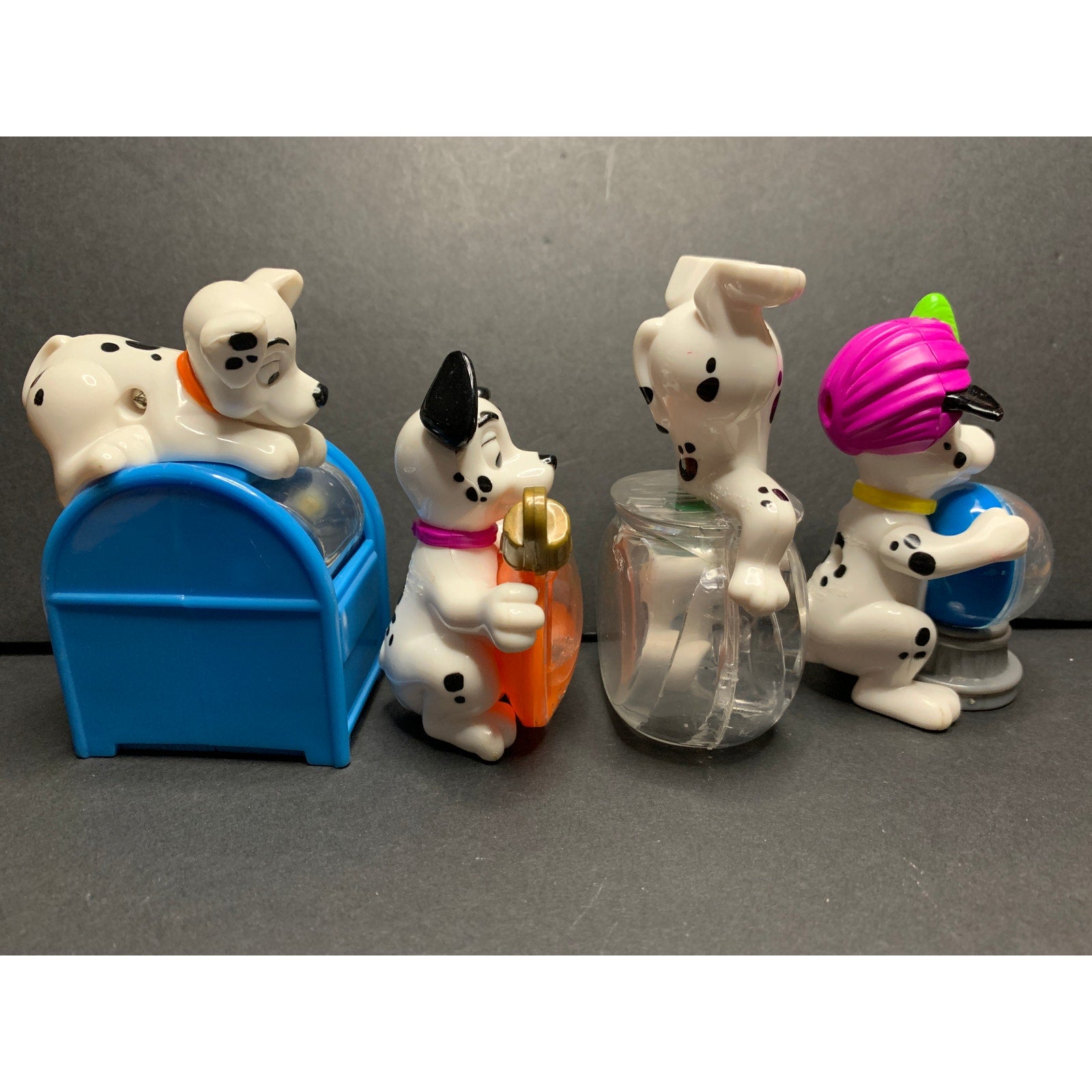 2000 Disney 102 Dalmatians Dogs to Shake Up McDonalds Set of 4 Toys