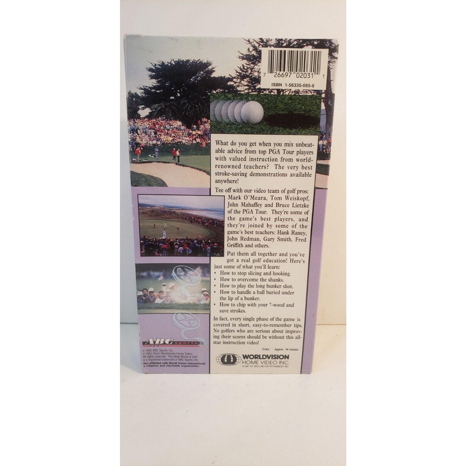 The Wide World of Golf: Stroke Savers VHS 1997 New Sealed