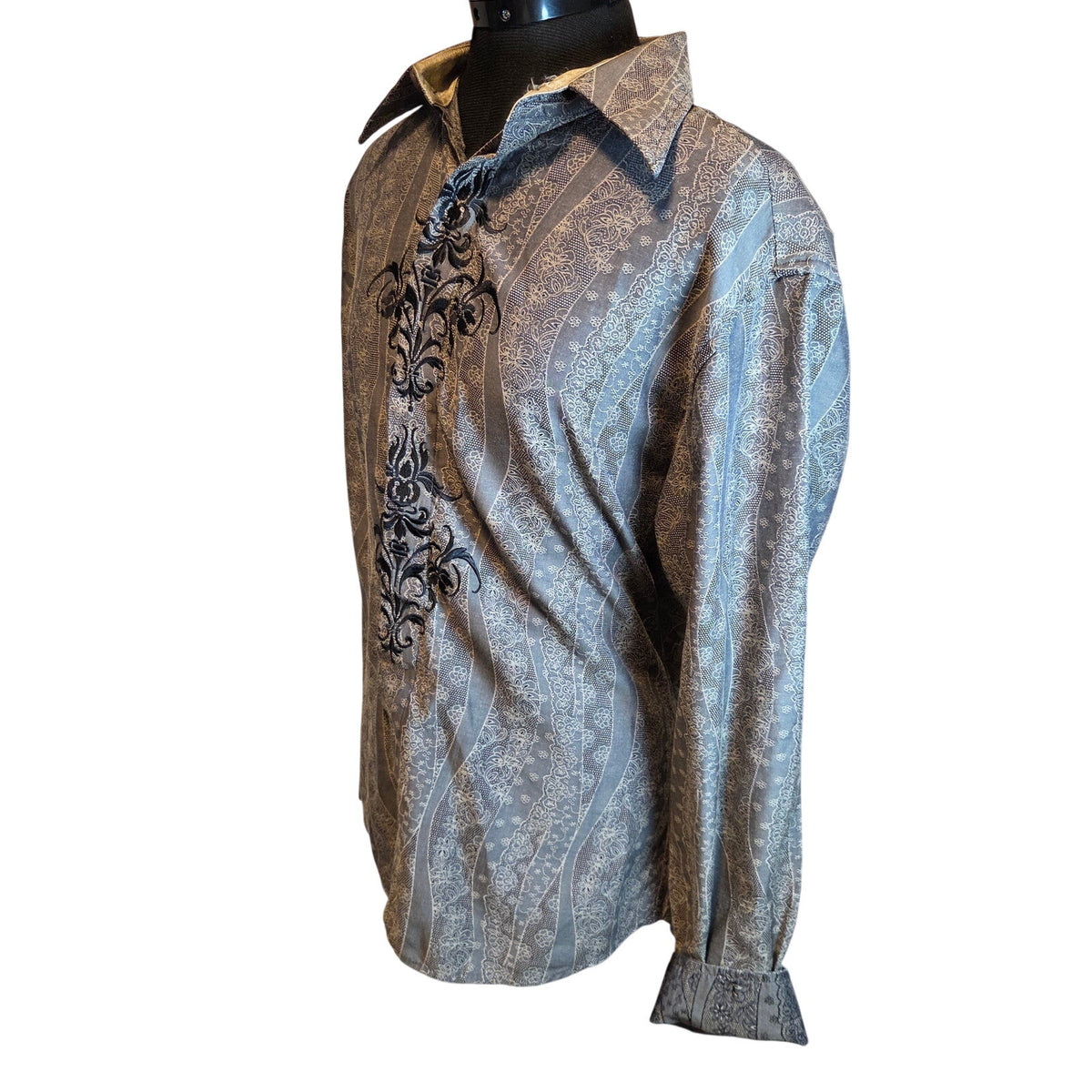 Rock and Roll Religion Jimi Hendrix Experience 2005 Embroidered Button Shirt