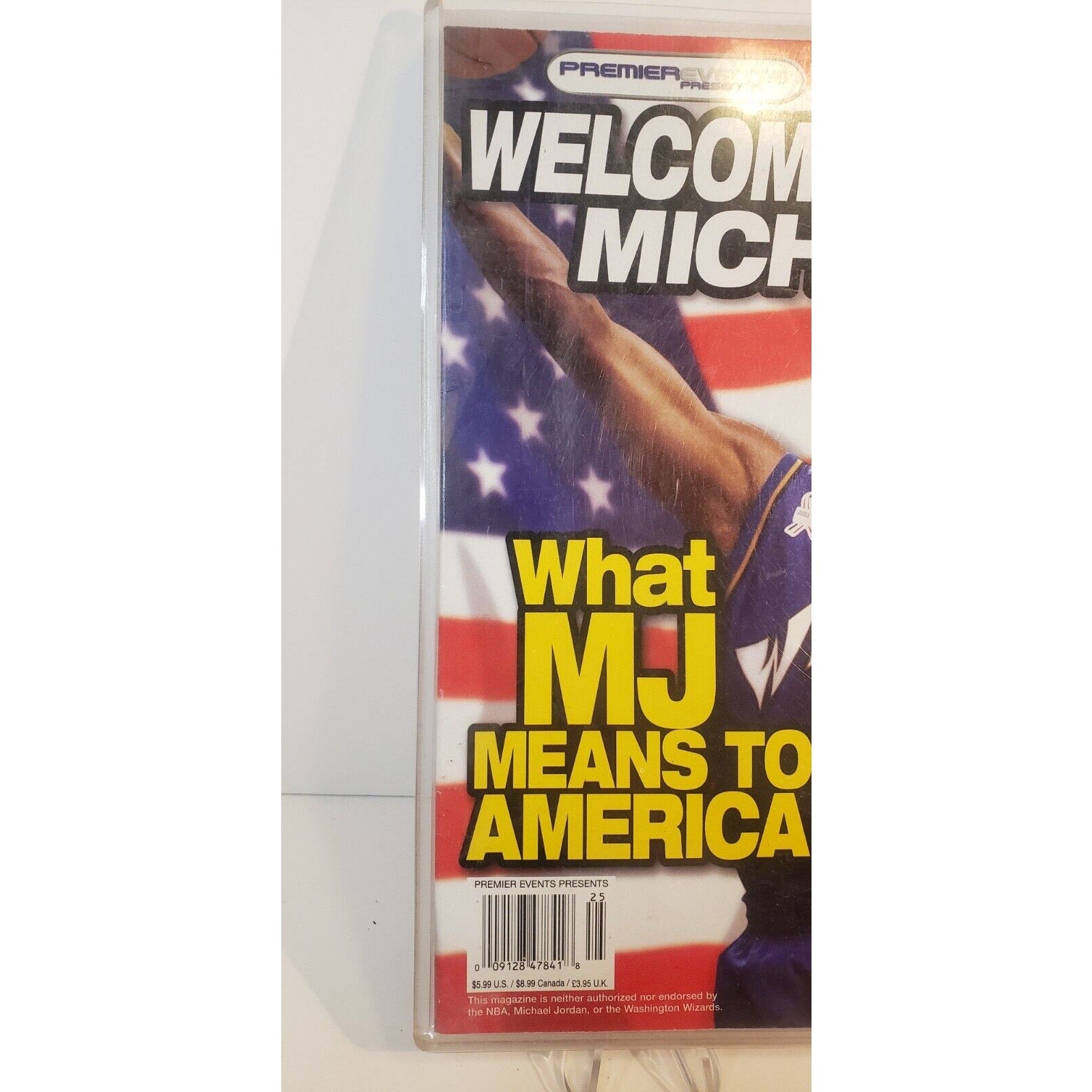 2001 Entertainment Sports Collector’s Ed. Welcome Back Michael Jordan Magazine