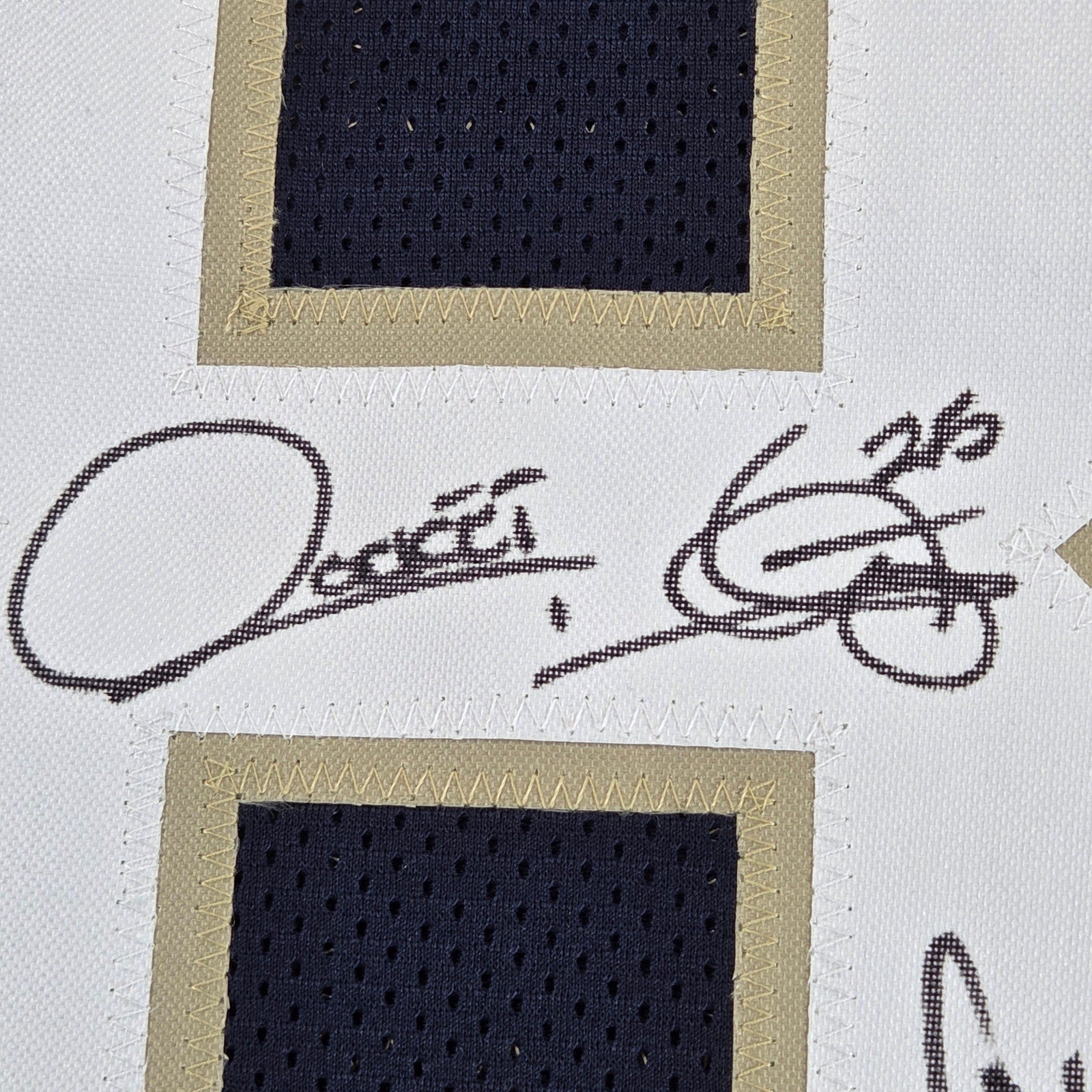 Notre Dame 1988 National Champions Team Signed Jersey 10 Autos BAS Witness