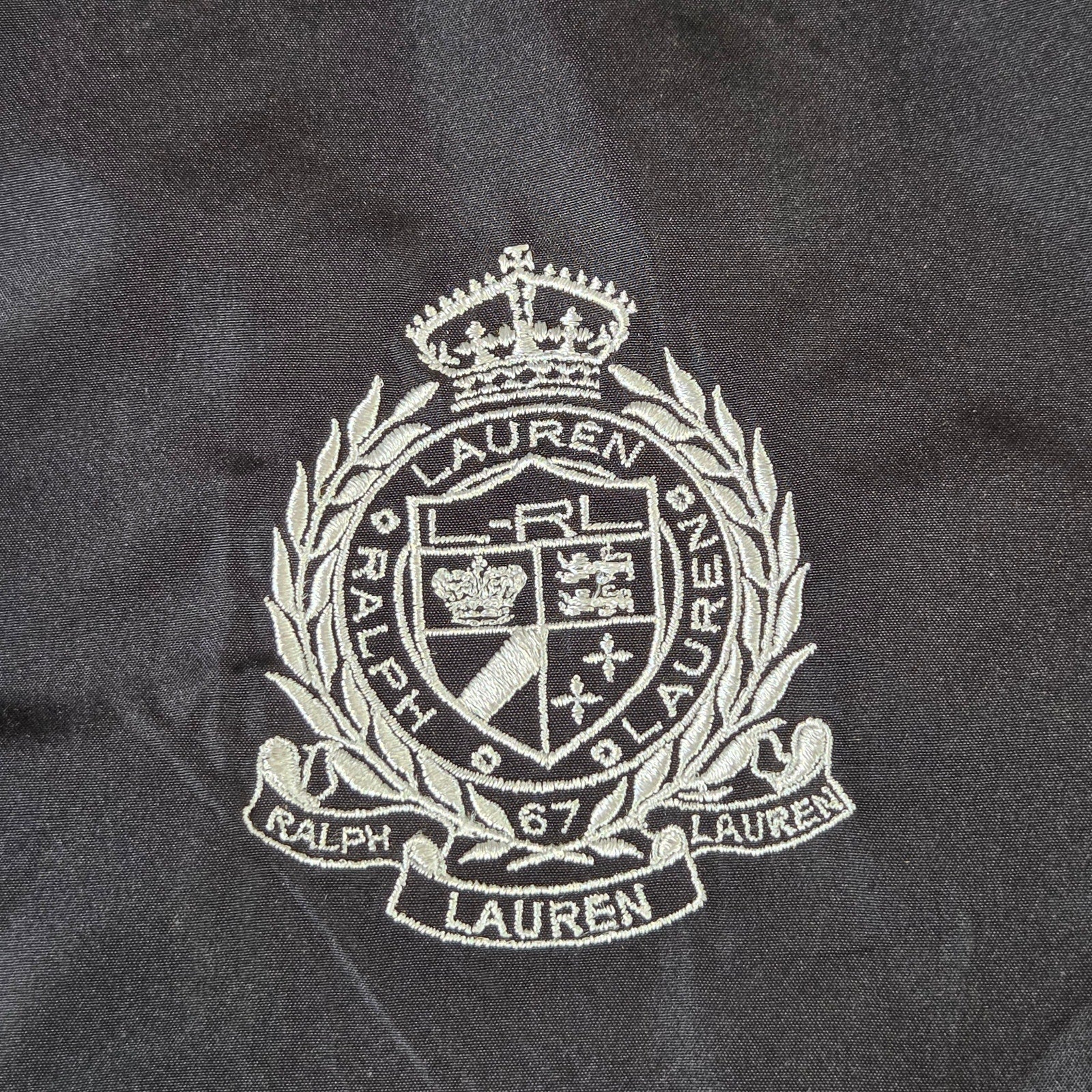 Lauren Ralph Lauren Active Windbreaker Jacket Womens XL Full Zip Crest