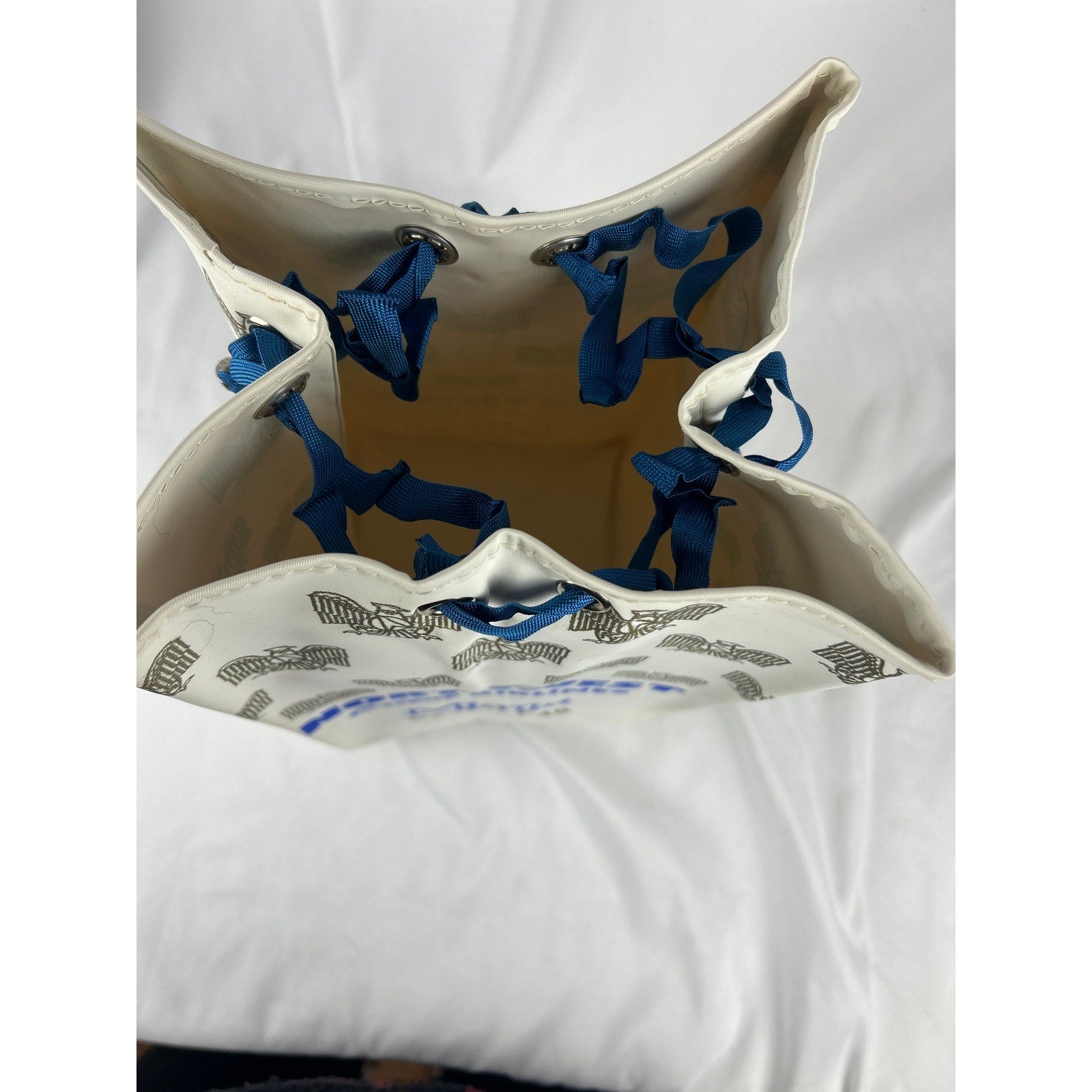 Vintage Northwest Orient Airlines Miami Beach Bag Airline Tote Movie Props