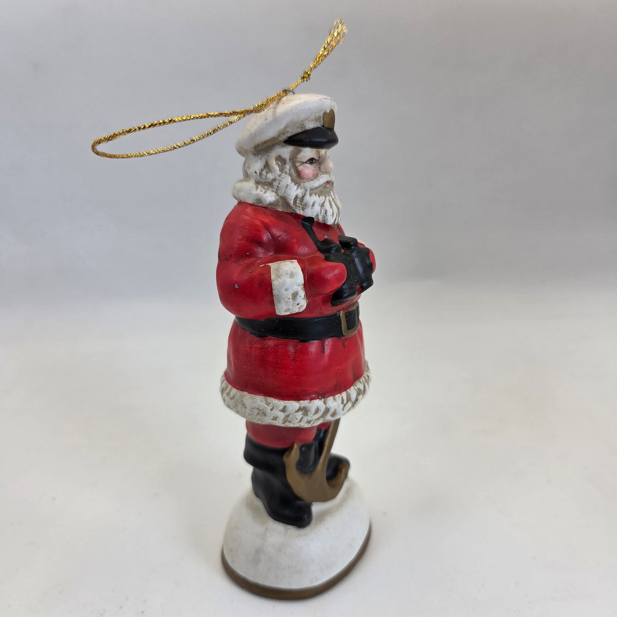 1991 Alsan Sea Santa #2211 Ornament Binoculars Korea 5" w/ Box Paperwork