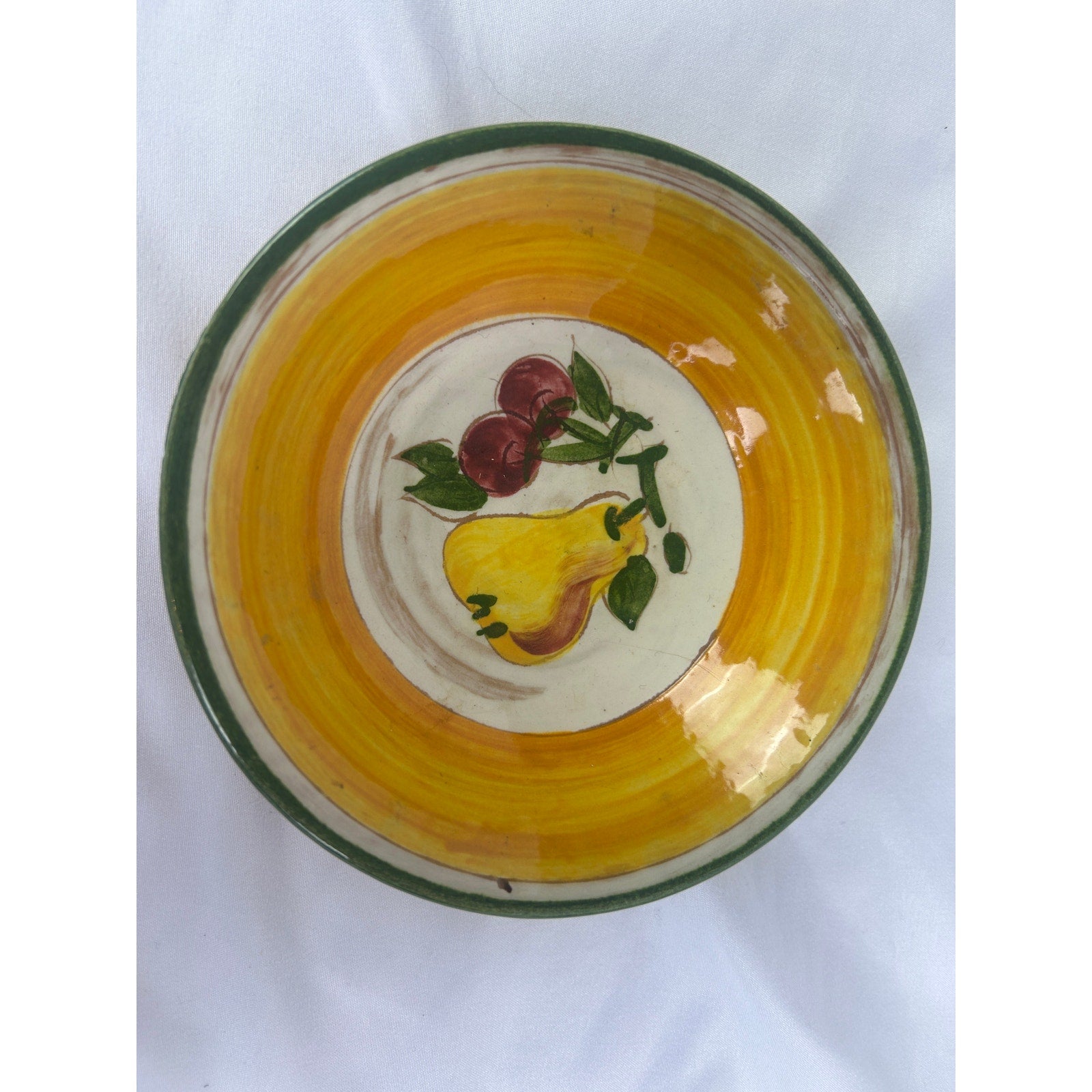 Vintage Della Ware Festival Fruit Bowls Set 5 Hand Painted USA
