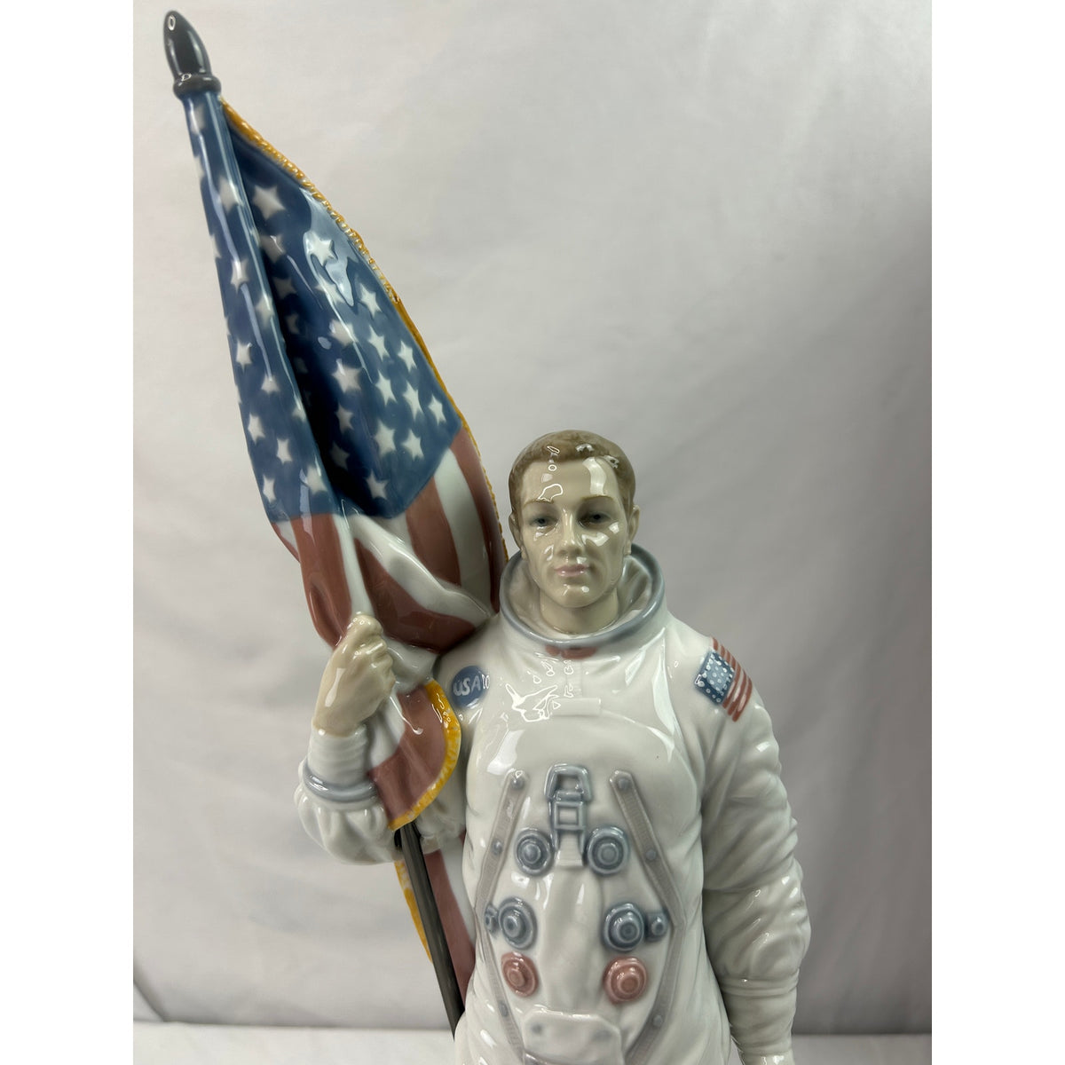 Lladro 06168 Apollo Landing Astronaut 25th Anniversary COA Original Box