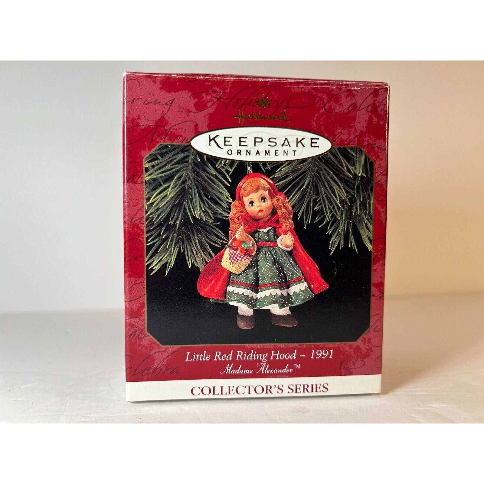 Hallmark Christmas Ornament lot of 2 - Little Red Riding Hood/MopTop Wendy