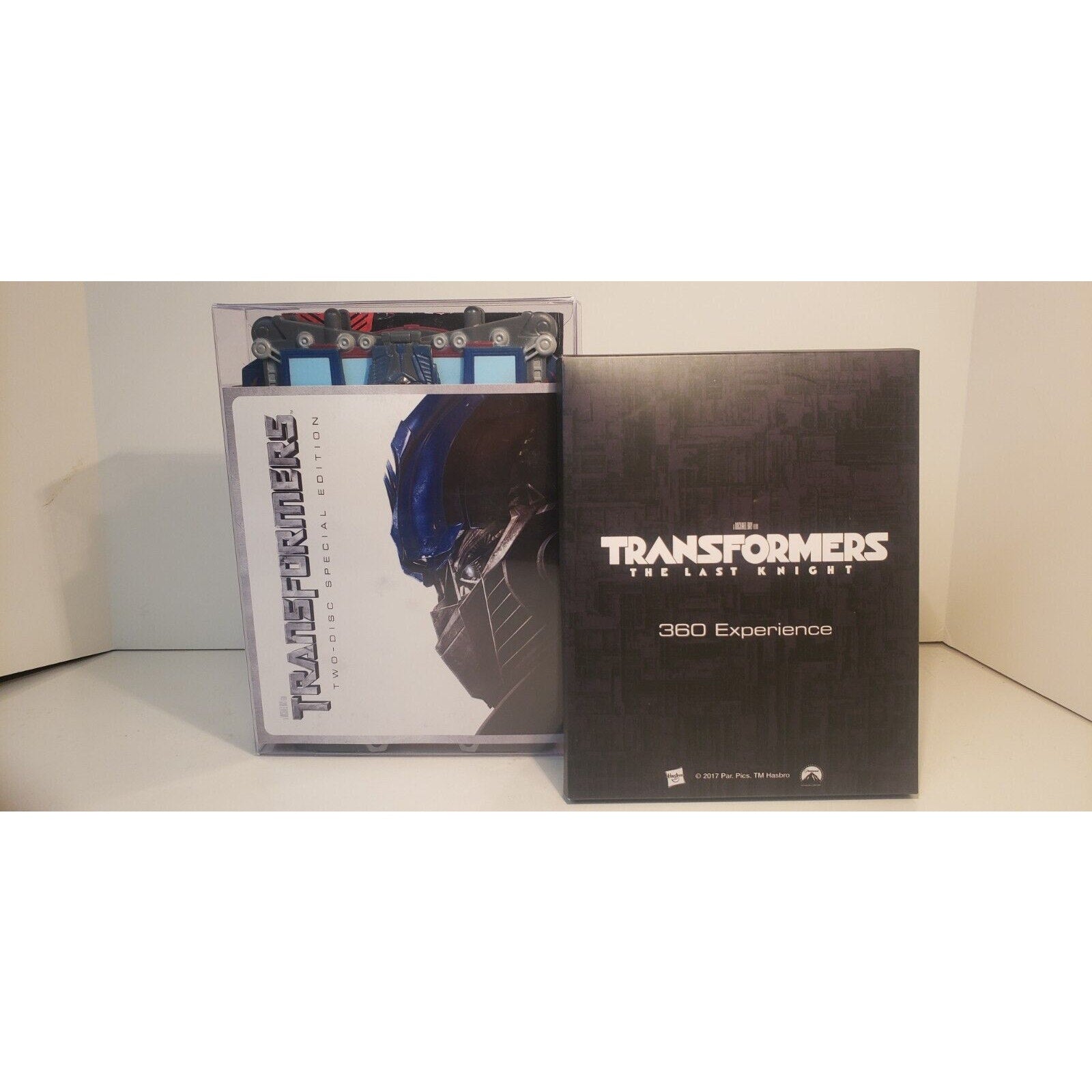 2007 Transformers 2 Disc Sp. Ed. DVD w/ Optimus Prime Case + Last Night 360 Exp.