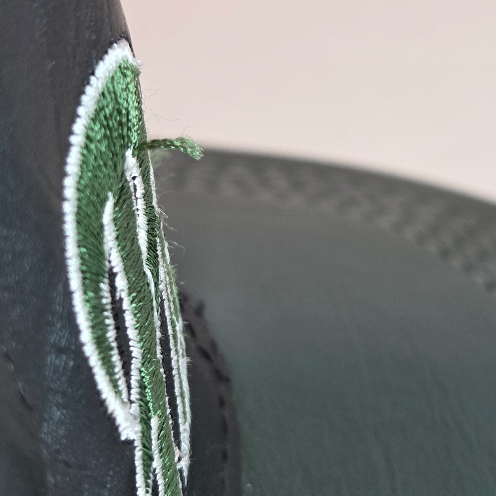 Green Bay Packers Leather Snapback Hat Cap NFL Logo Modern USA Green & Black