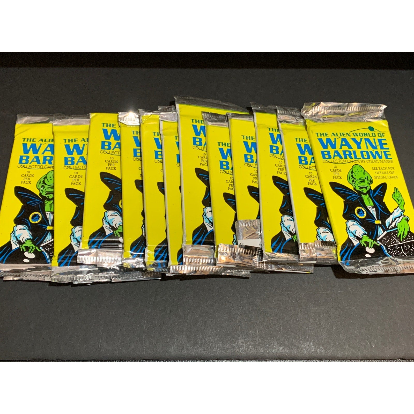 1994 Alien World of Wayne Barlowe Comic Images 12 Sealed Packs Lot