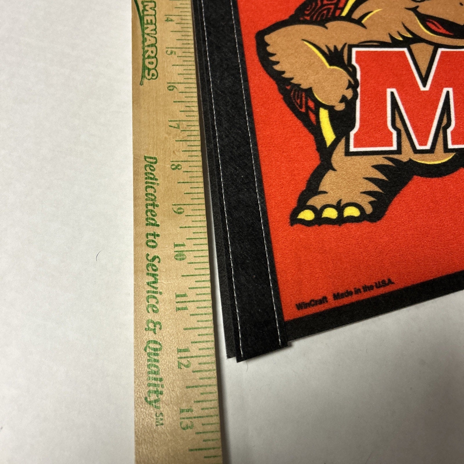 The Maryland University Terrapins 12" X 30" Wincraft Felt Pennant