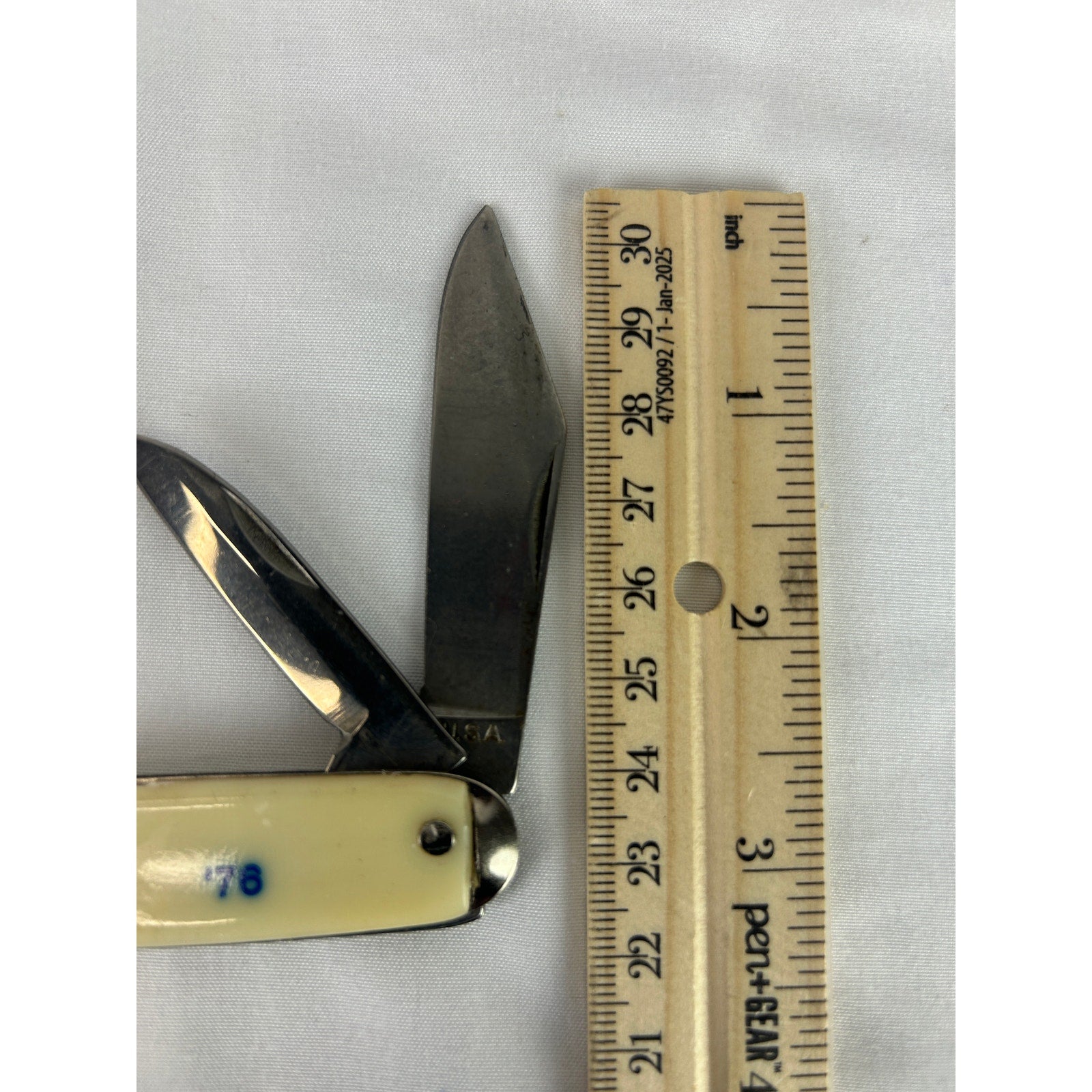 Vintage President Ford 76 Campaign Pocket Knife USA Two Blade Folding Knife