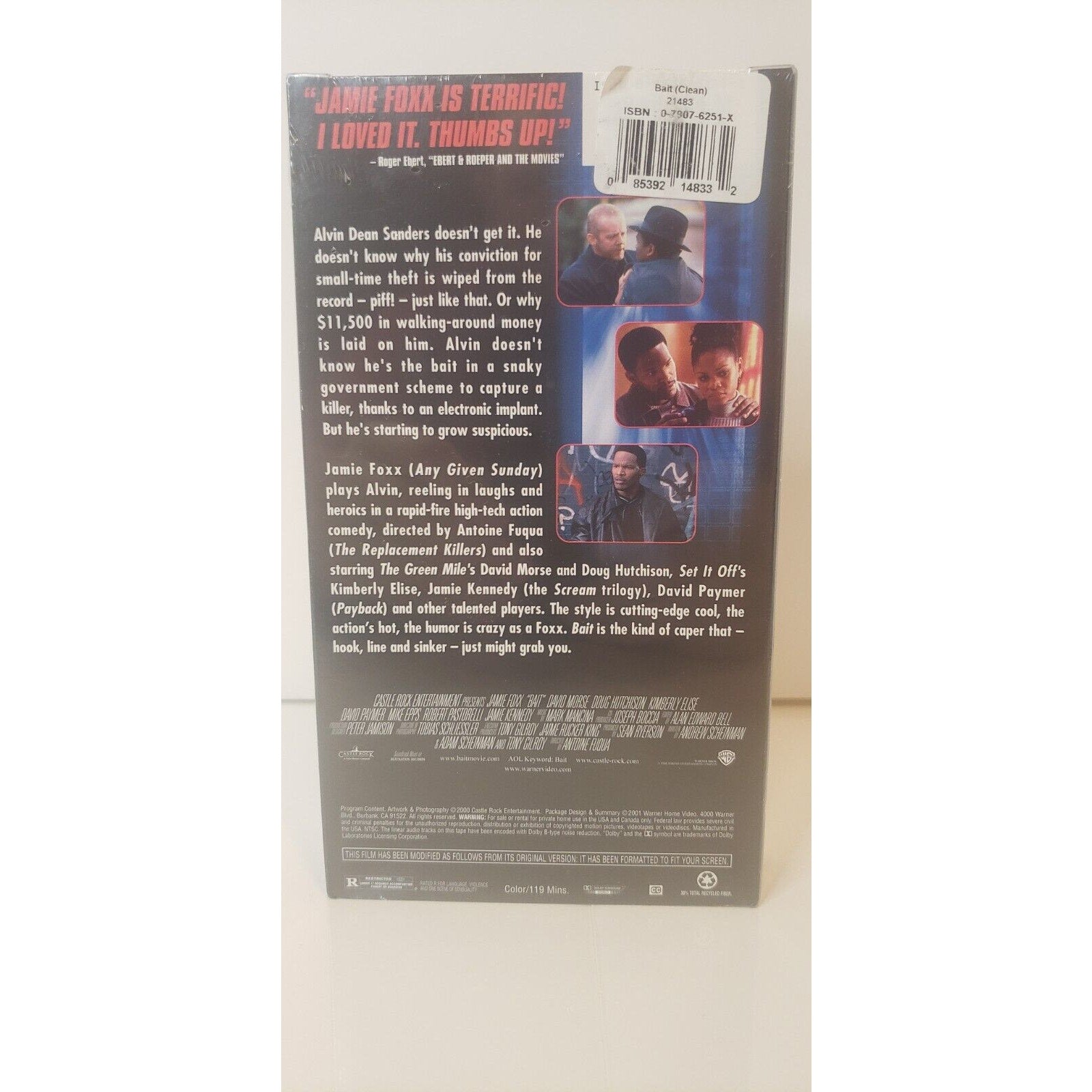 Bait VHS New Sealed 2001 Jamie Foxx
