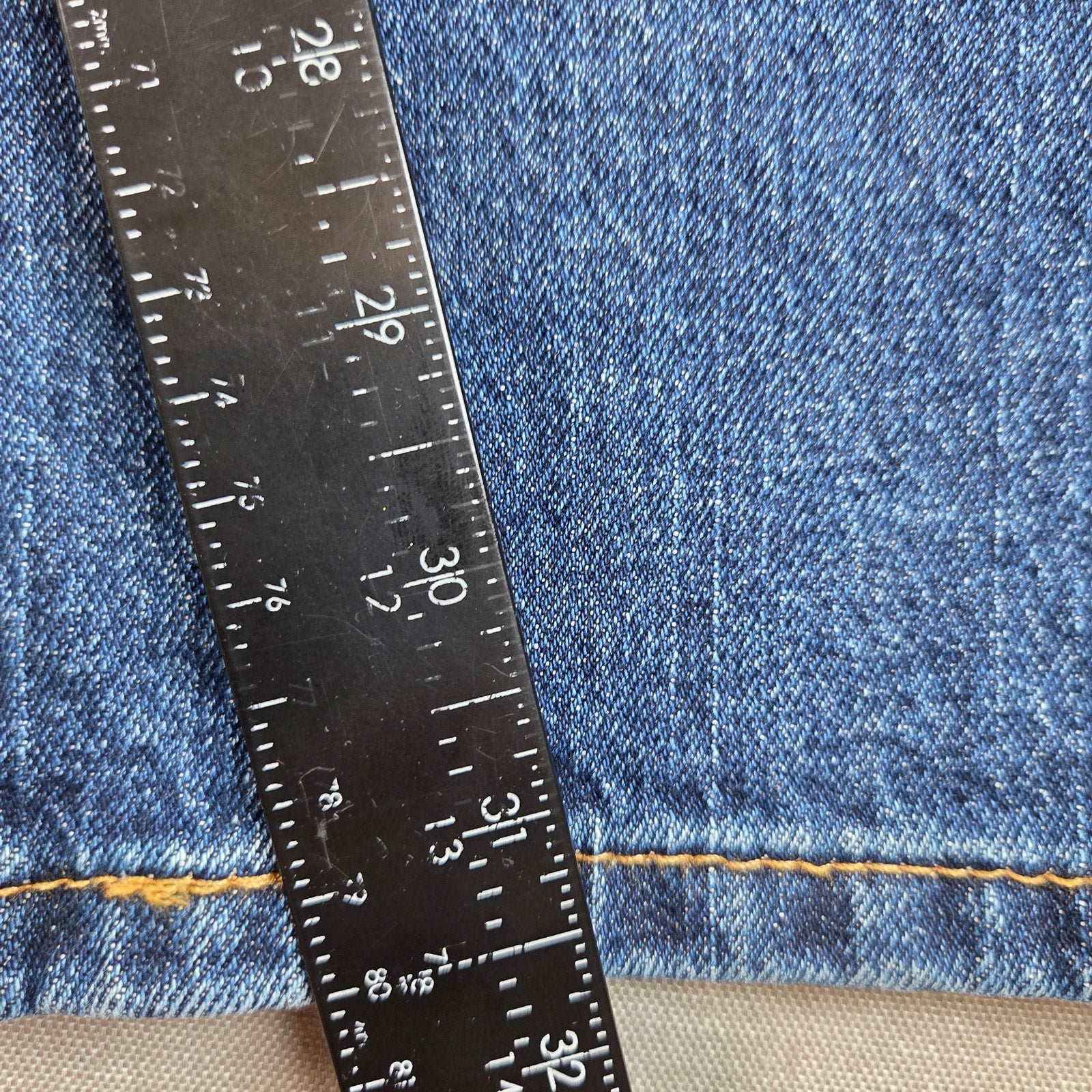 Levi's 505 Regular Fit Jeans Men's 38x32 Dark Wash Straight Leg Mexico