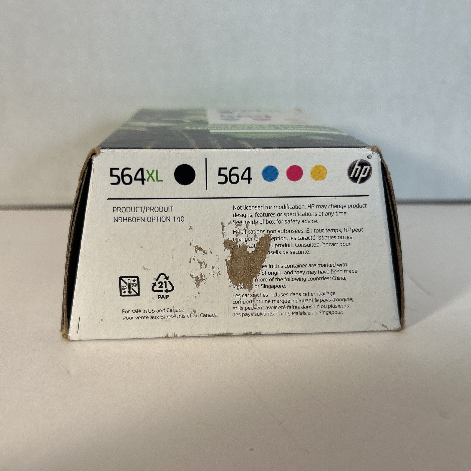 HP 564XL Black 564 TriColor C/M/Y - N9H60FN - OEM - Sealed