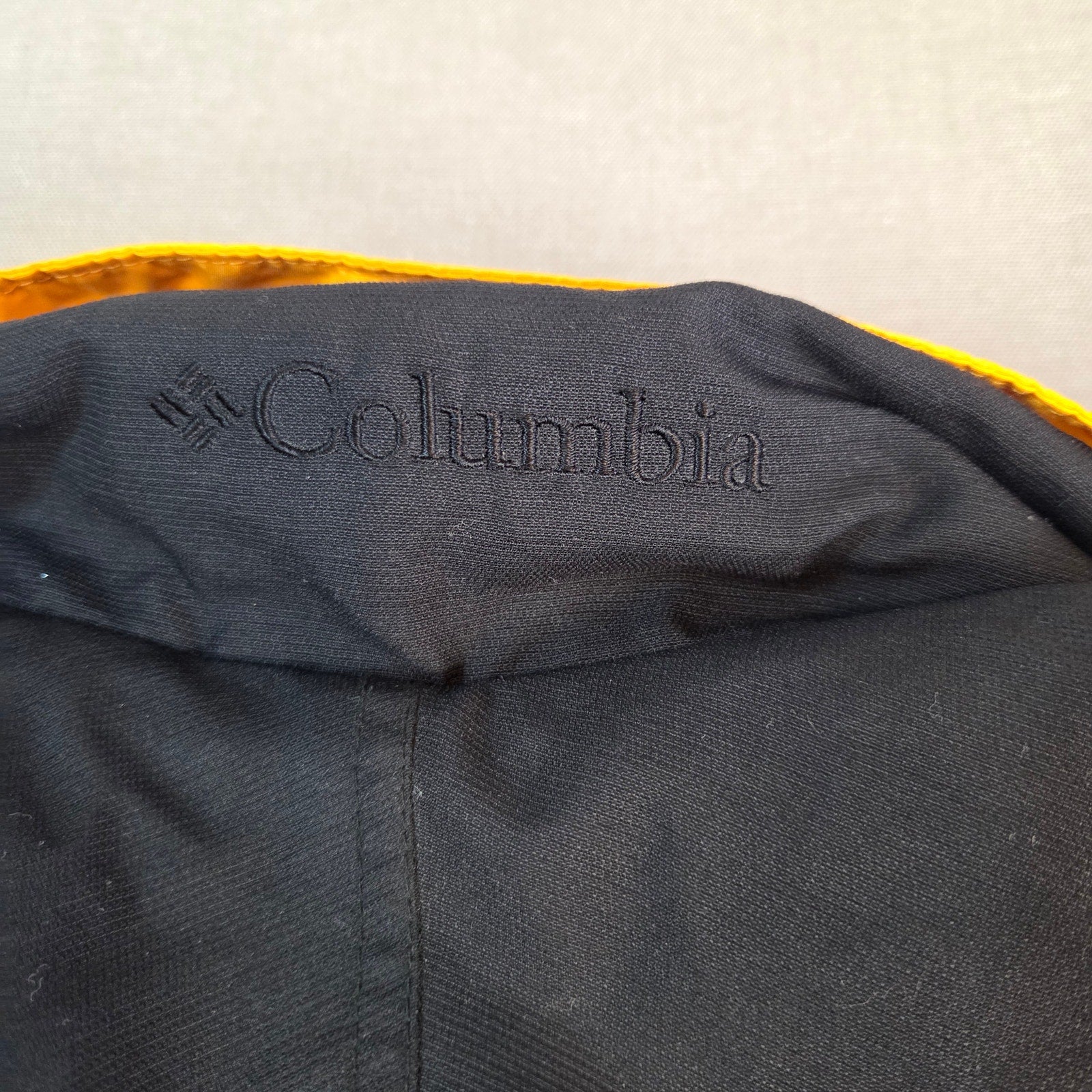 Columbia Sportswear Vintage 90s Parka Jacket Men’s L Navy Yellow Broken Zipper