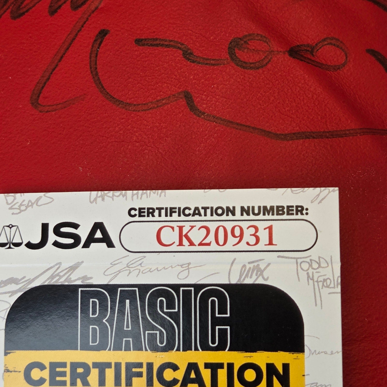 Lennox Lewis Signed Everlast Boxing Glove 2001 JSA COA CK20931 Auto