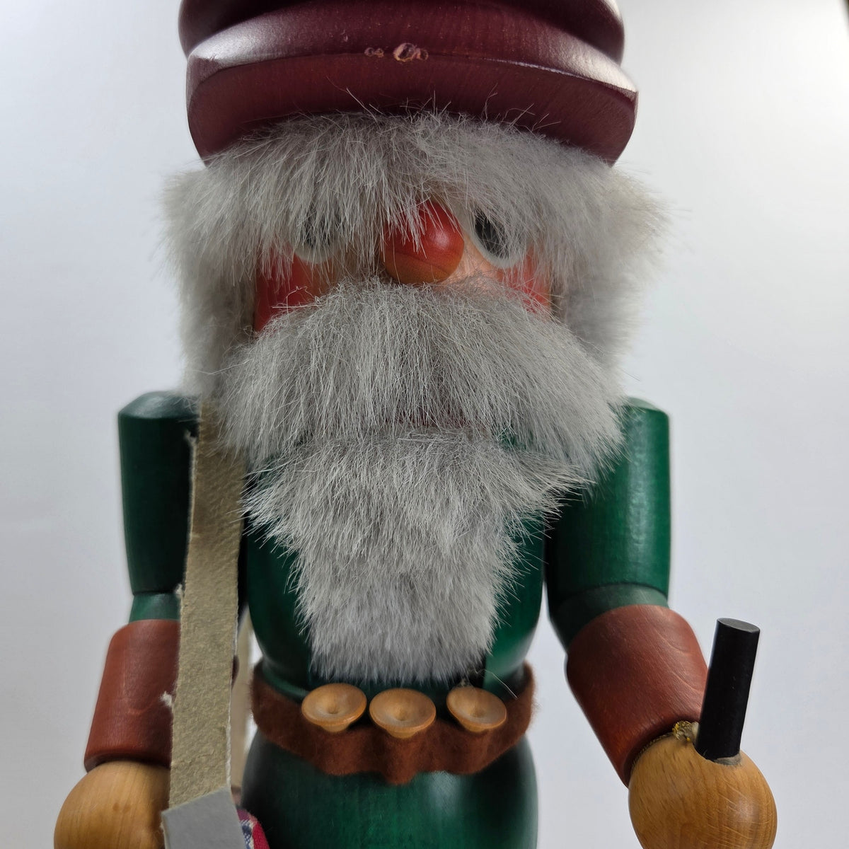 Vintage Christian Ulbricht Golfer Nutcracker 15" West Germany Golf Bag Tag
