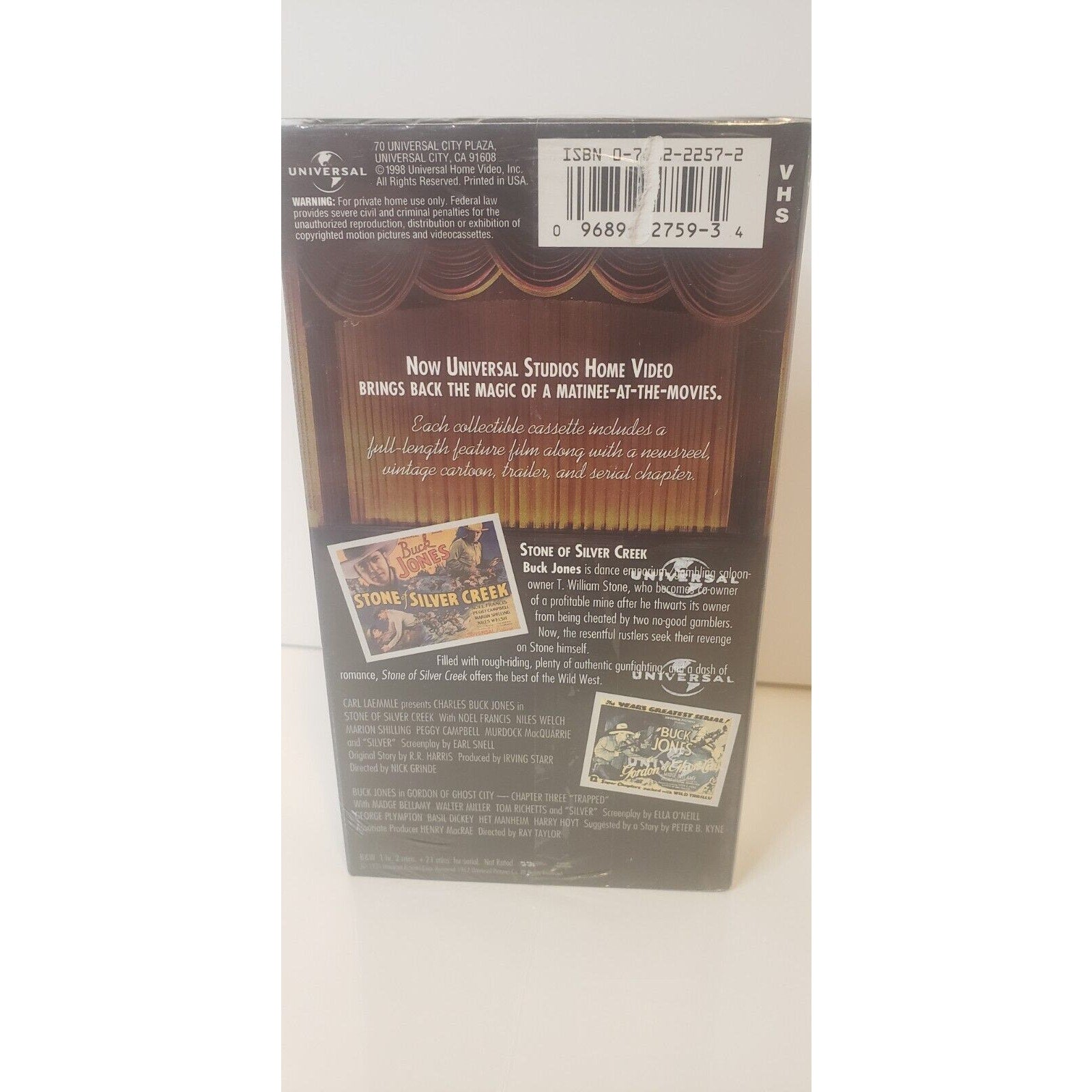 Stone of Silver Creek (VHS, 1998) New Sealed