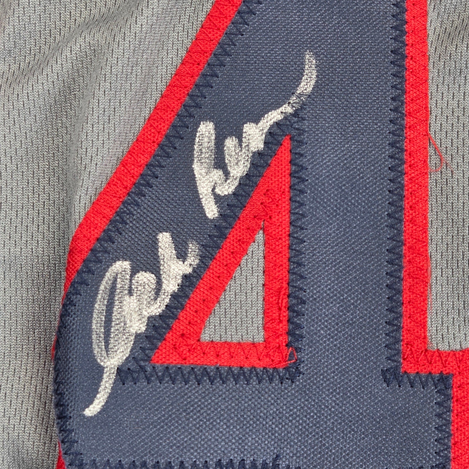 Major League Signed Gray Jersey Charlie Sheen Tom Berenger C. Bernsen Beckett