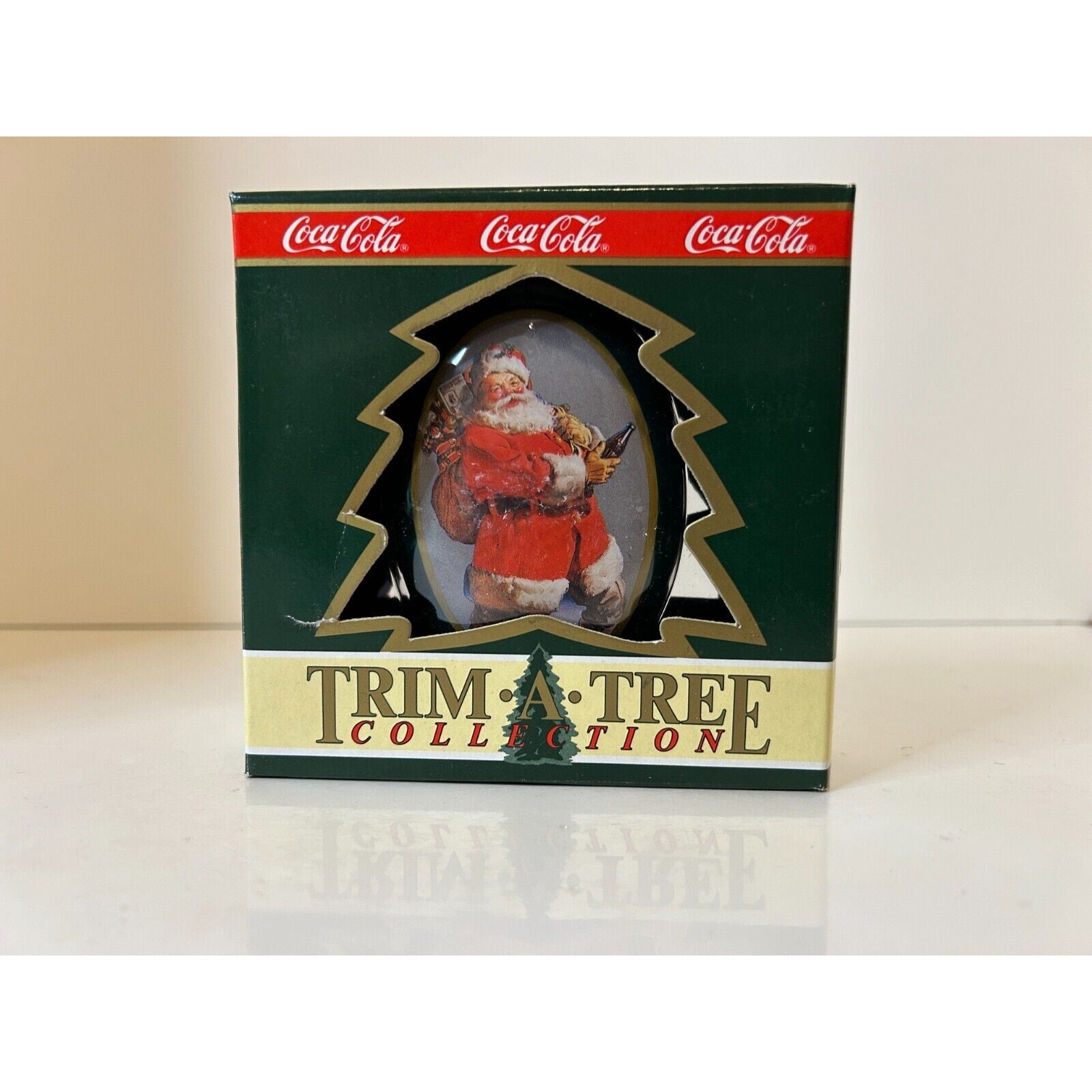 Coca-Cola Trim-A-Tree Collection Ornaments Set of 3 – Vintage 1990s x85