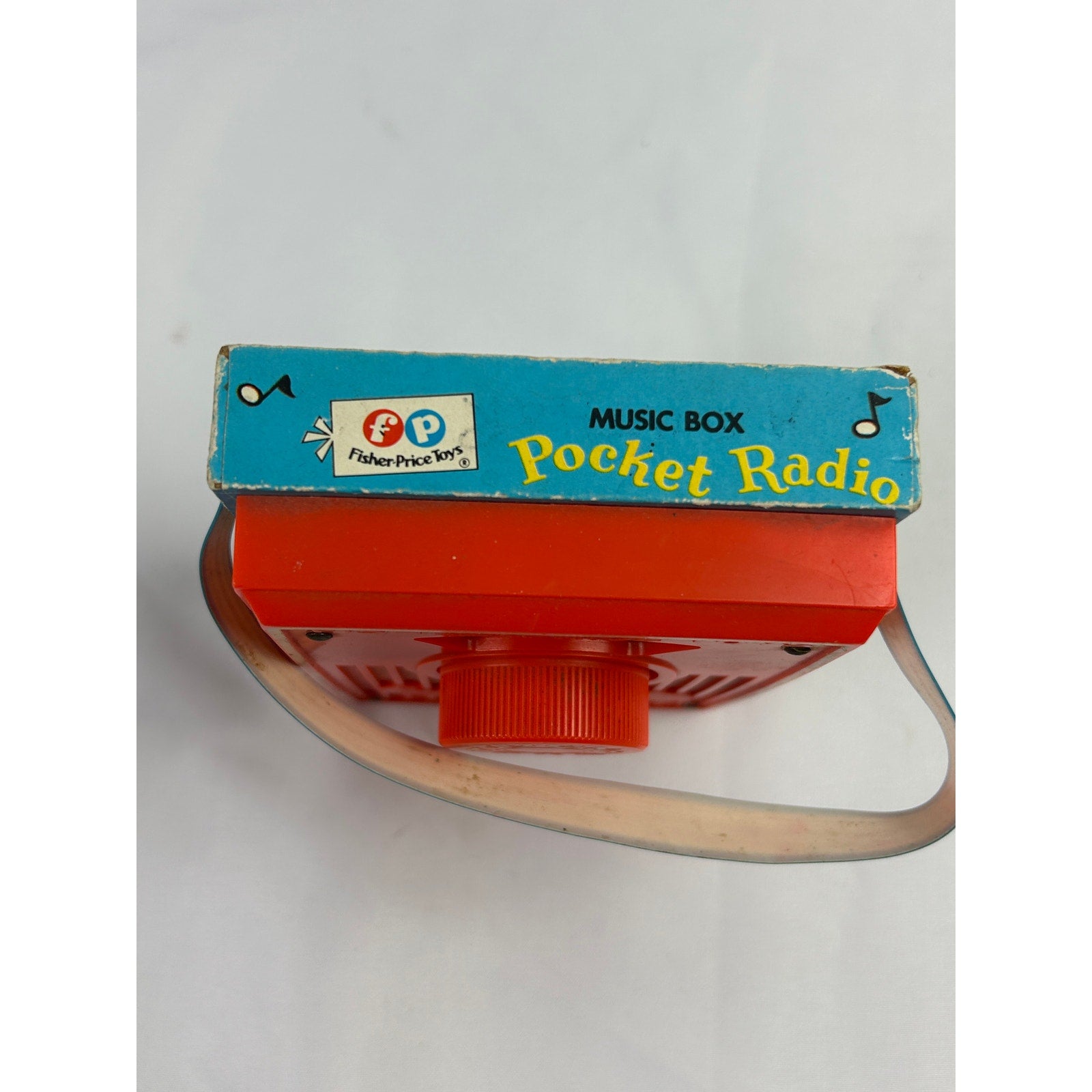 Vintage Fisher Price Pocket Radio Music Box Yankee Doodle 1975 Works