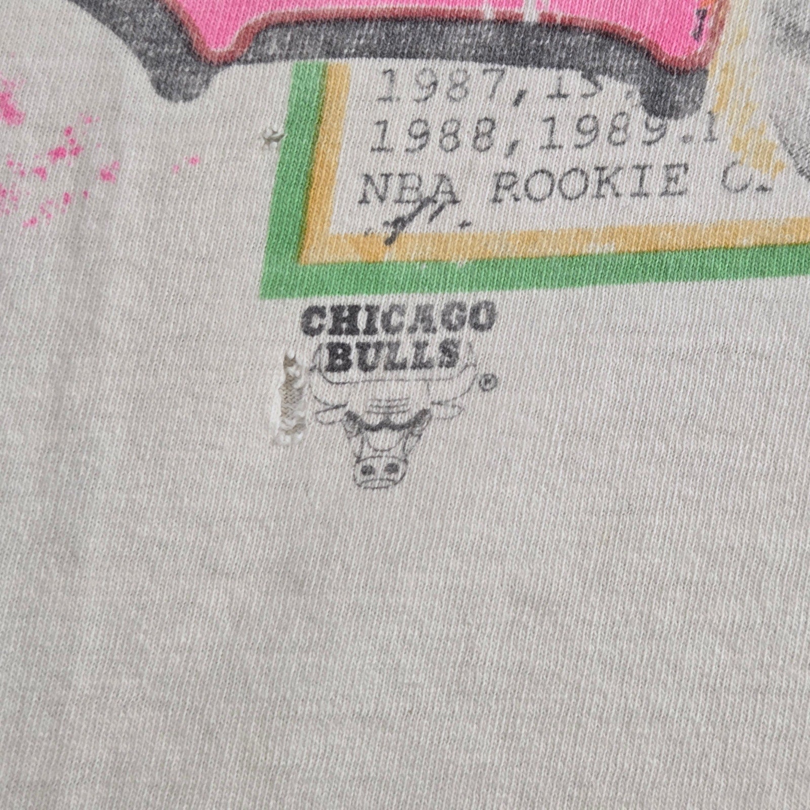 Michael Jordan Chicago Bulls Vintage Salem Sportswear Tee XL 80s MVP USA
