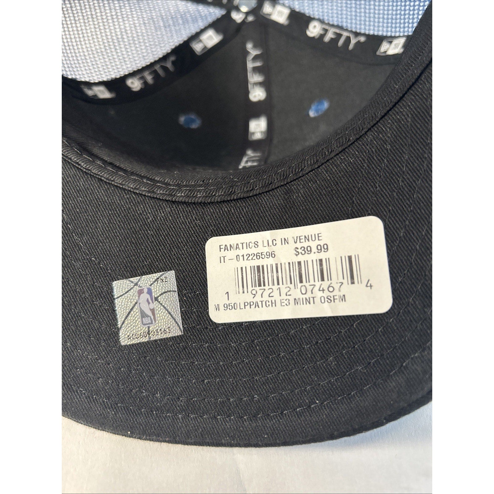 Minnesota Timberwolves Blue with Black Bill New Era Mesh Snapback Adjustable Cap
