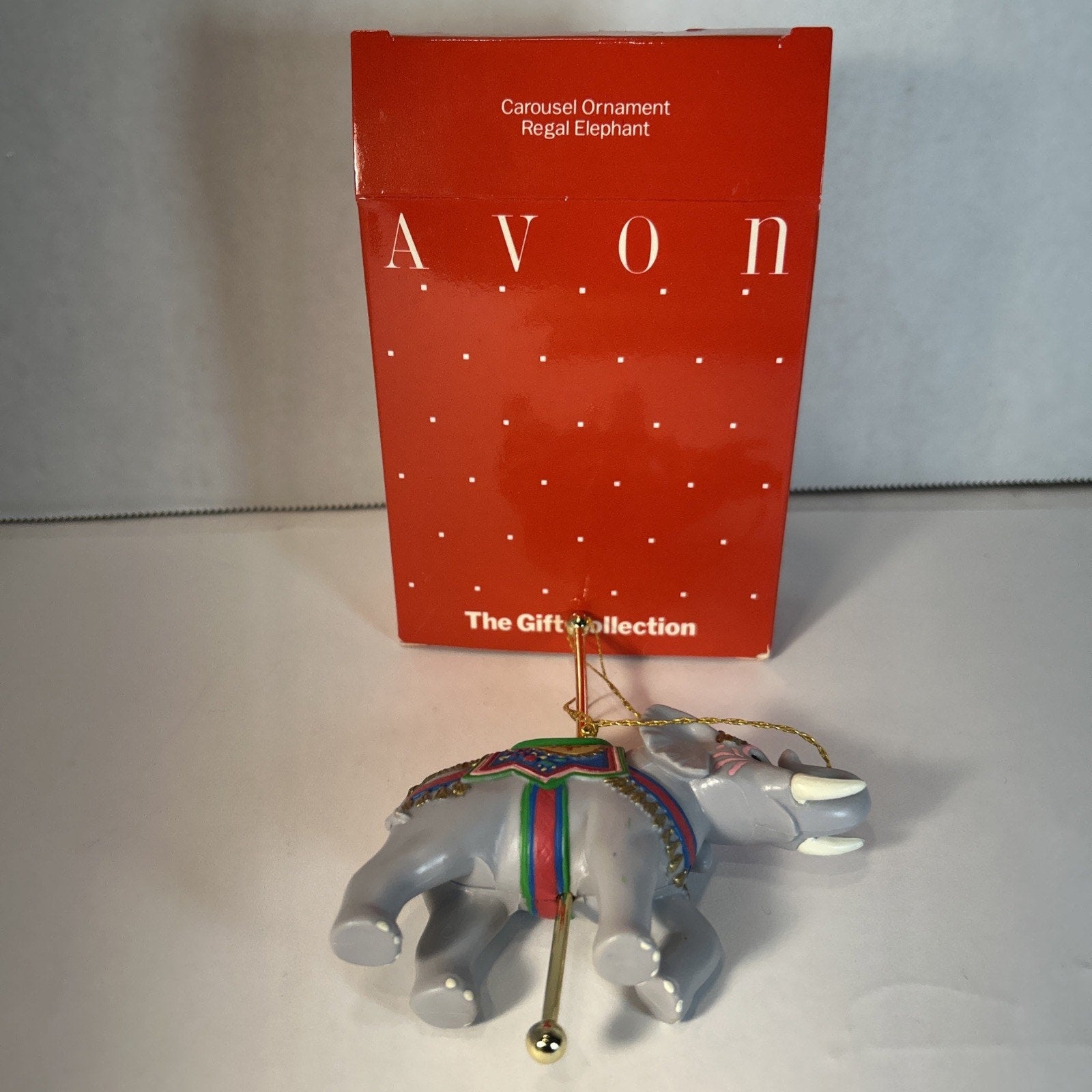 Avon The Gift Collection Carousel Ornament Regal Elephant