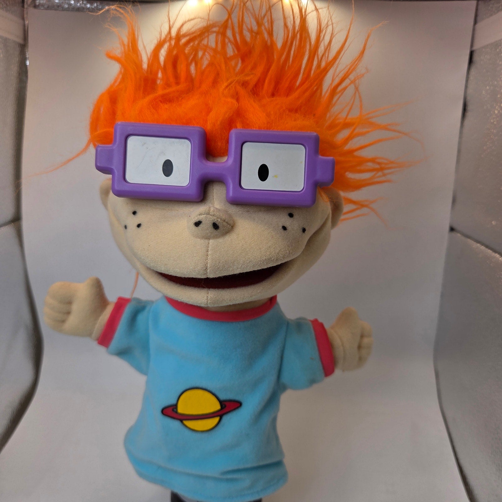 Rugrats Hand Puppet Lot Tommy Chuckie Angelica 1998 Mattel Viacom Vintage