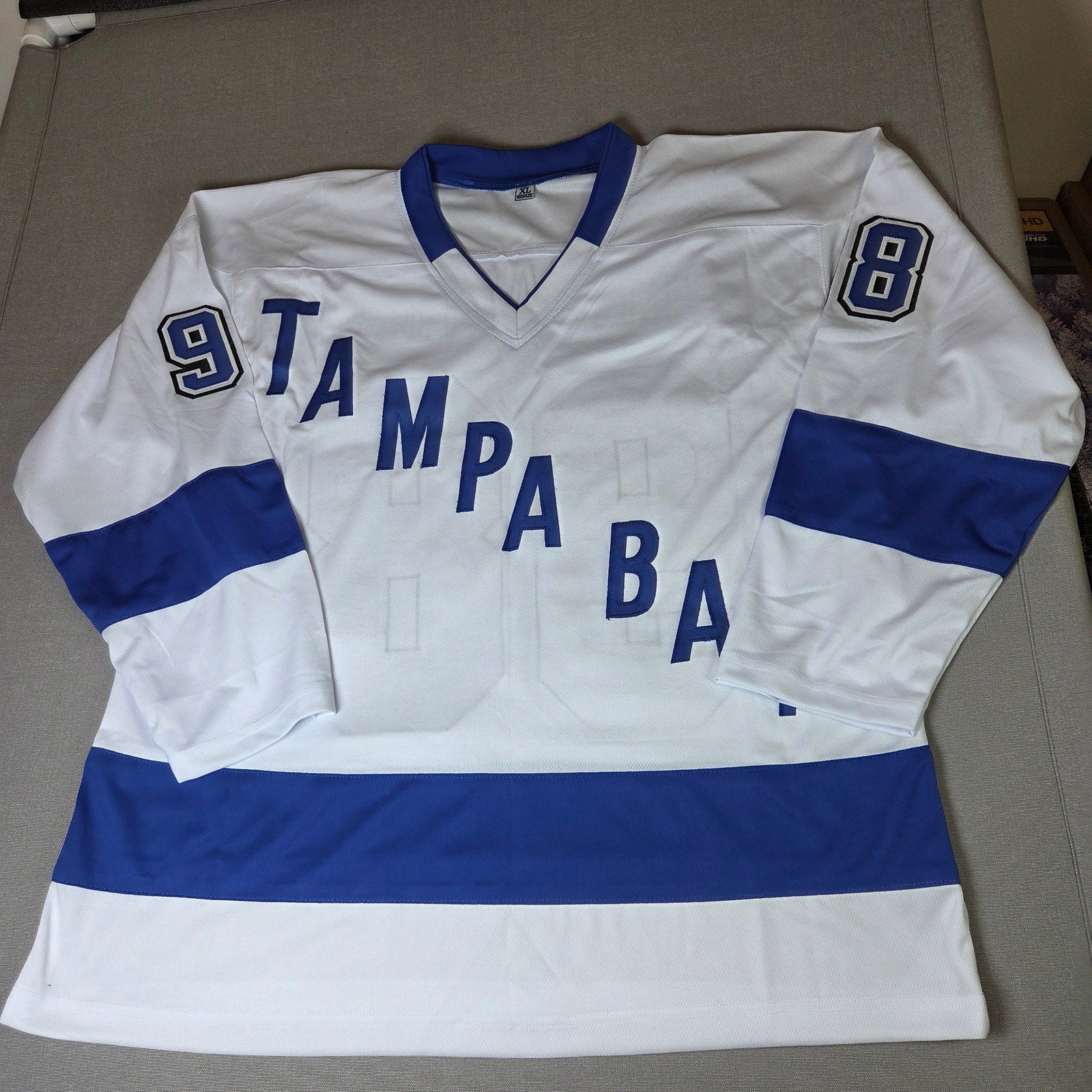 Mikhail Sergachev Signed Tampa Bay Jersey 2x SC Champ JSA WIT919909 XL