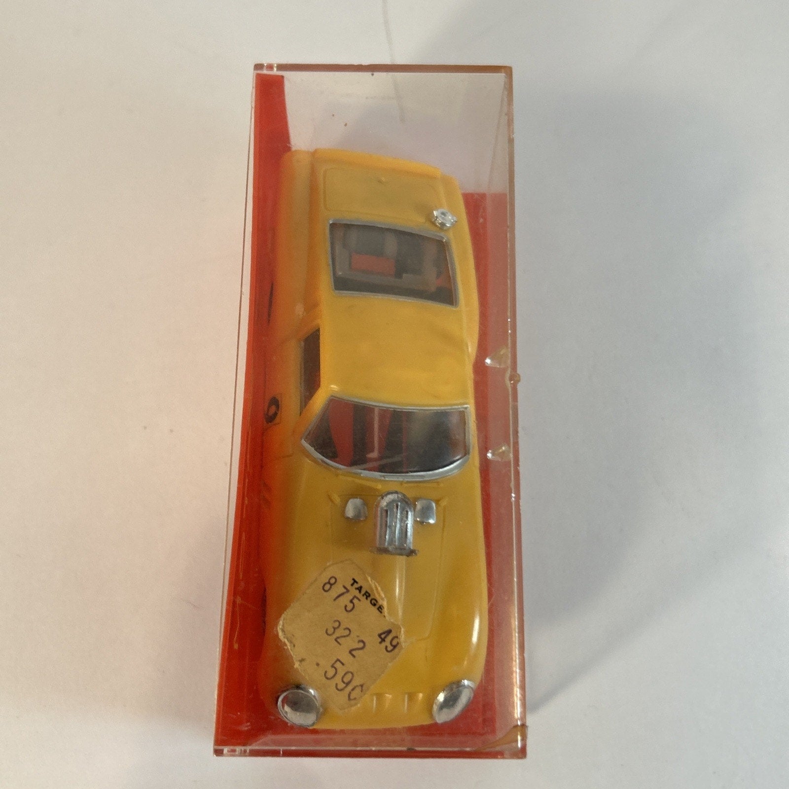 1960s Ideal Motorific Ferrari #9 Battery Operated Car w/ Original Display Case