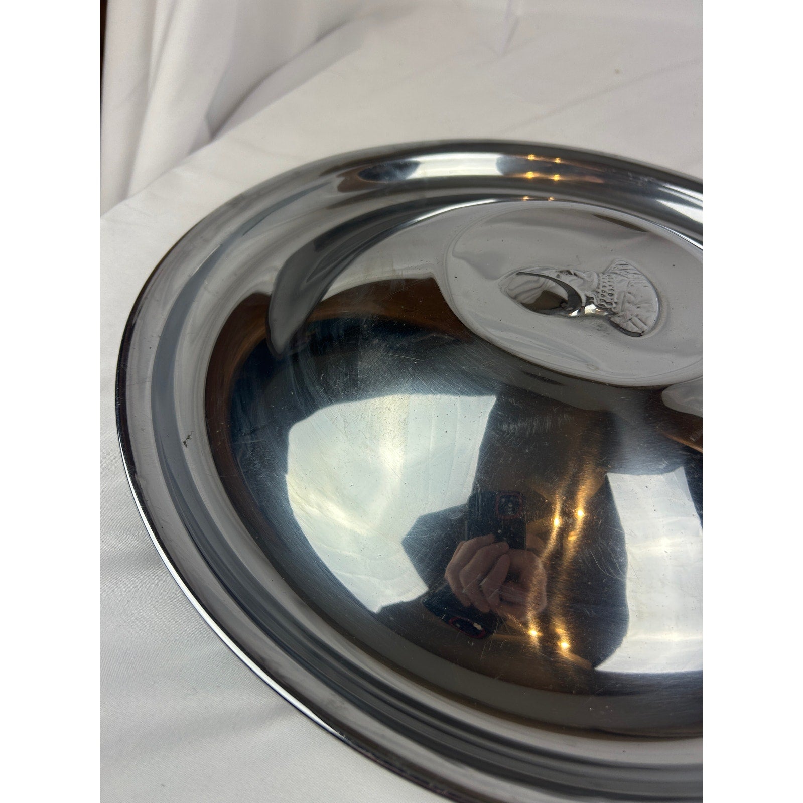 1951–1952 DeSoto Deluxe 15 Inch Chrome Hubcaps Set of 4 Vintage