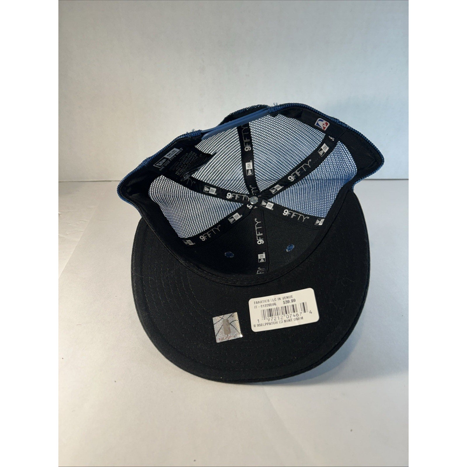 Minnesota Timberwolves Blue with Black Bill New Era Mesh Snapback Adjustable Cap